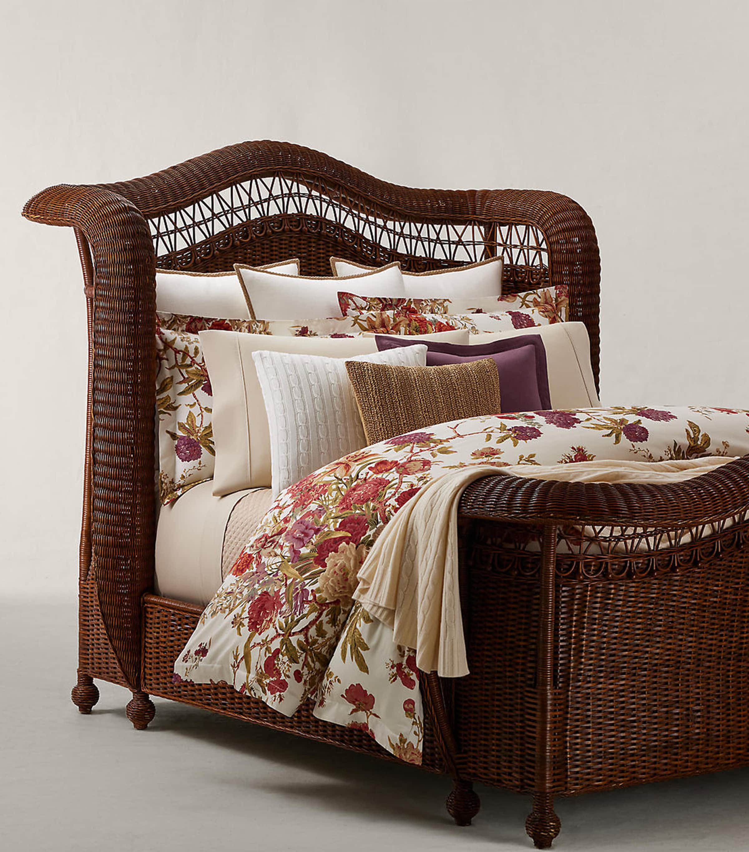 Ralph Lauren Home Corabelle Martha Square Cushion Cover (45cm x 45cm) Purple Image 5