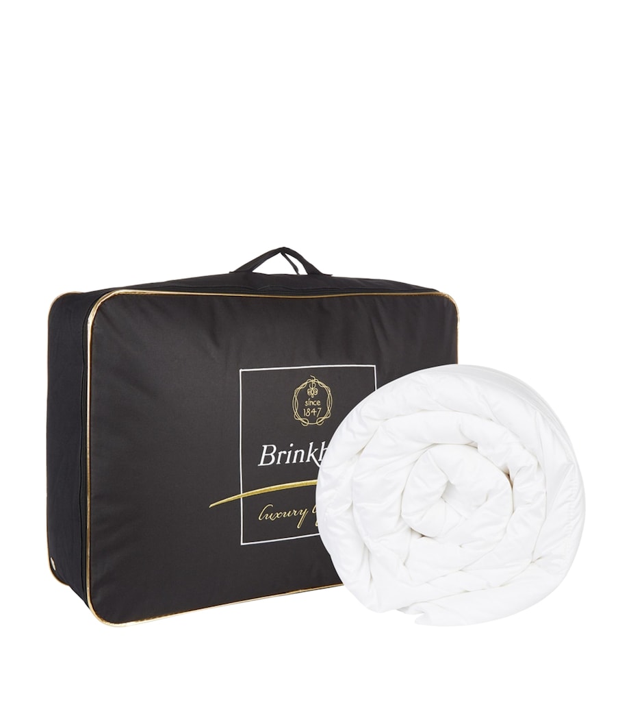 King 90% Hungarian Goose Down Warm Duvet (10 Tog) WHITE Image 1