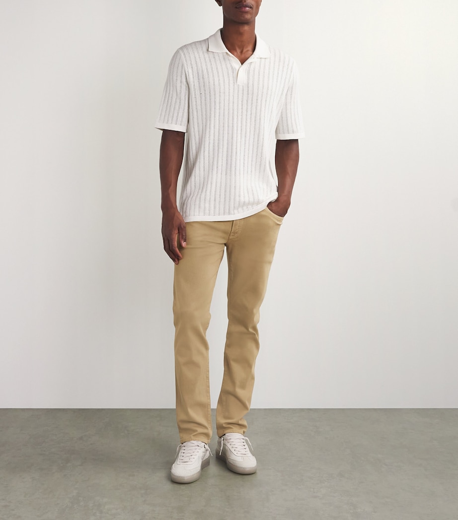 Gage Slim-Straight Chinos ABBOT (MD/LT KHAKI) Image 2
