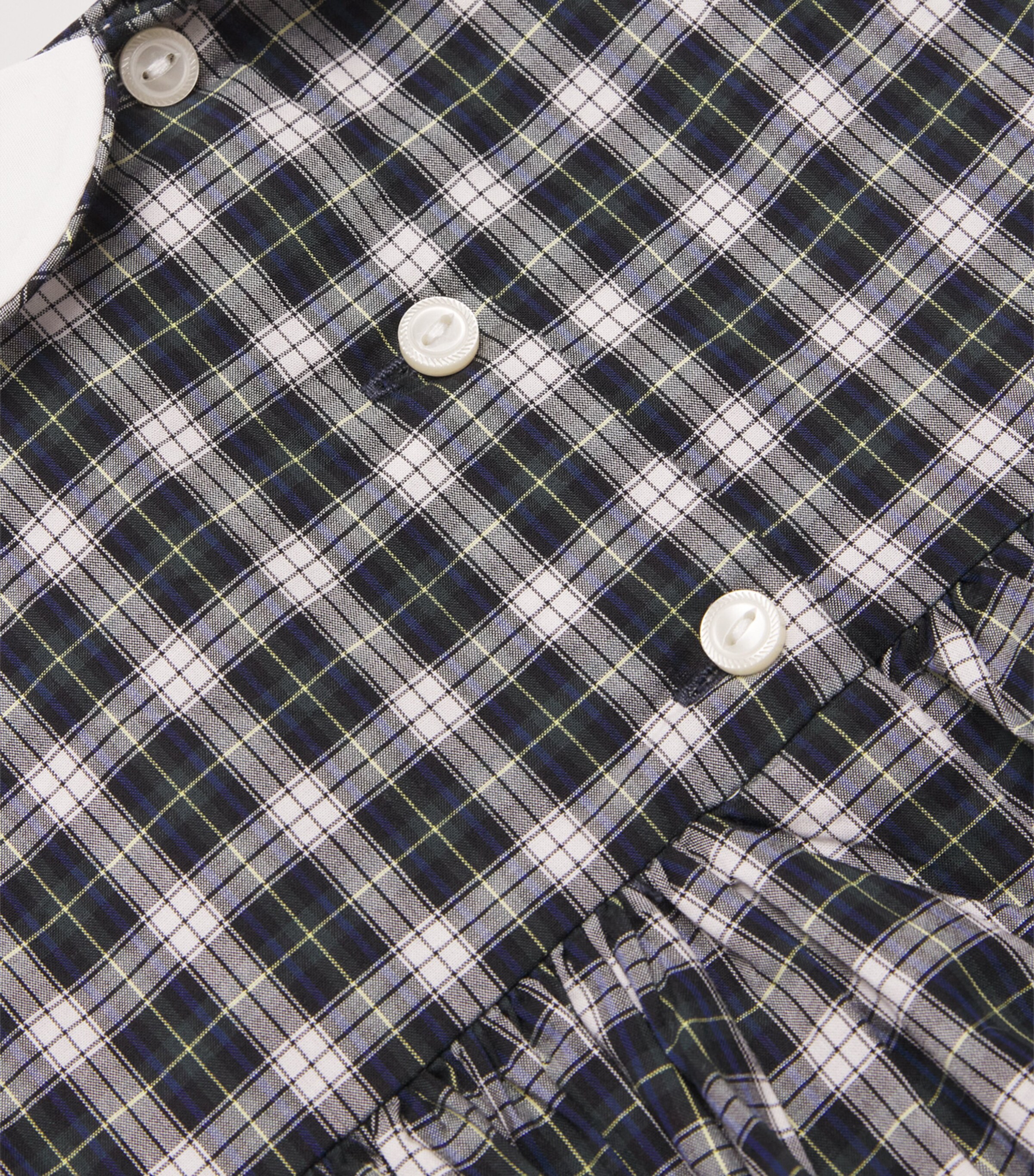 Cotton Check Dress and Bloomers Set (3-24 Months) MULTI Image 4