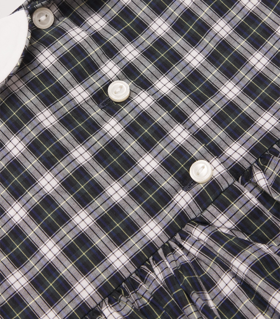 Cotton Check Dress and Bloomers Set (3-24 Months) MULTI Image 4
