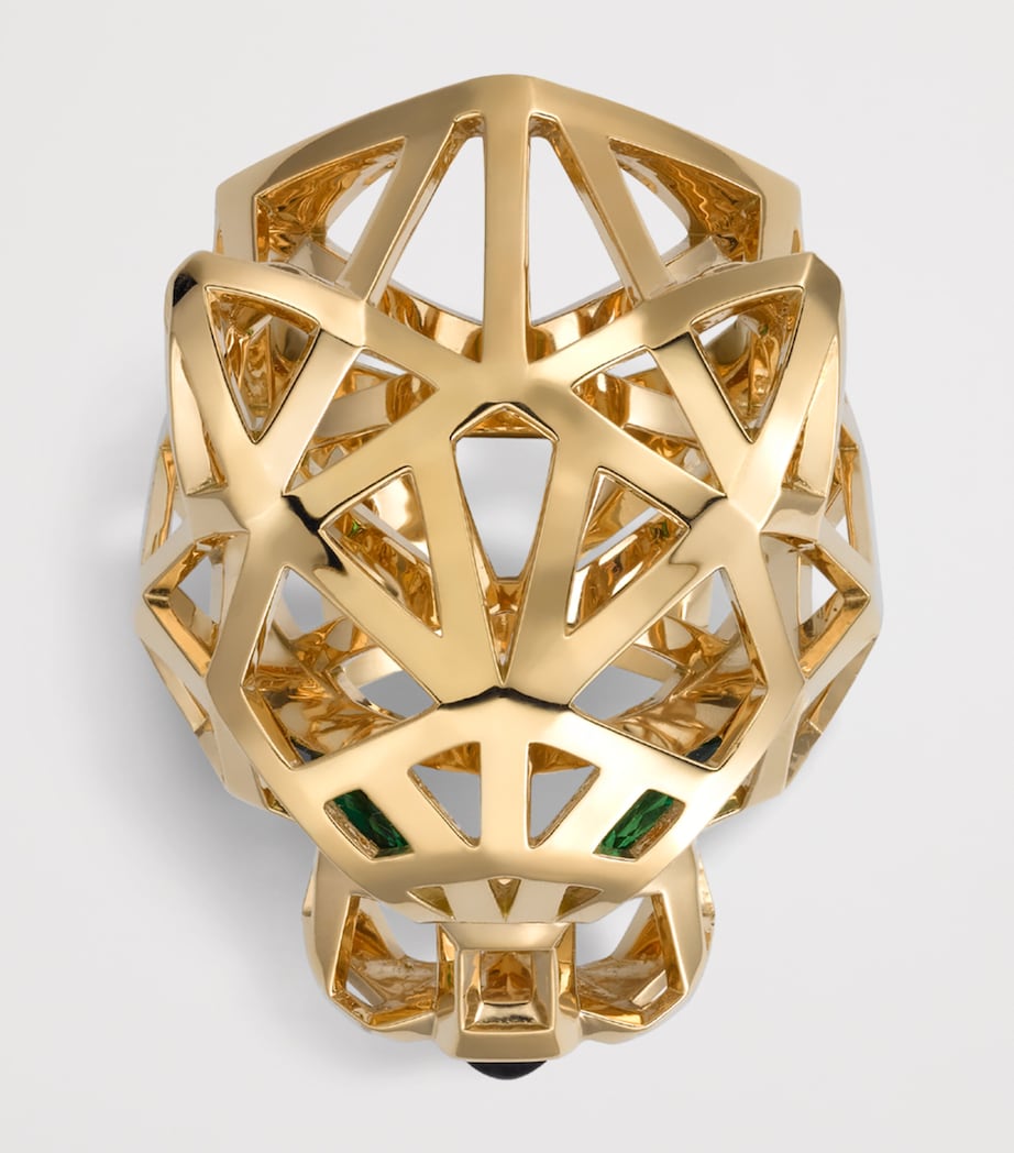 Cartier Yellow Gold, Tsavorite Garnet and Onyx Panthère de Cartier Ring Yellow Gold Image 3