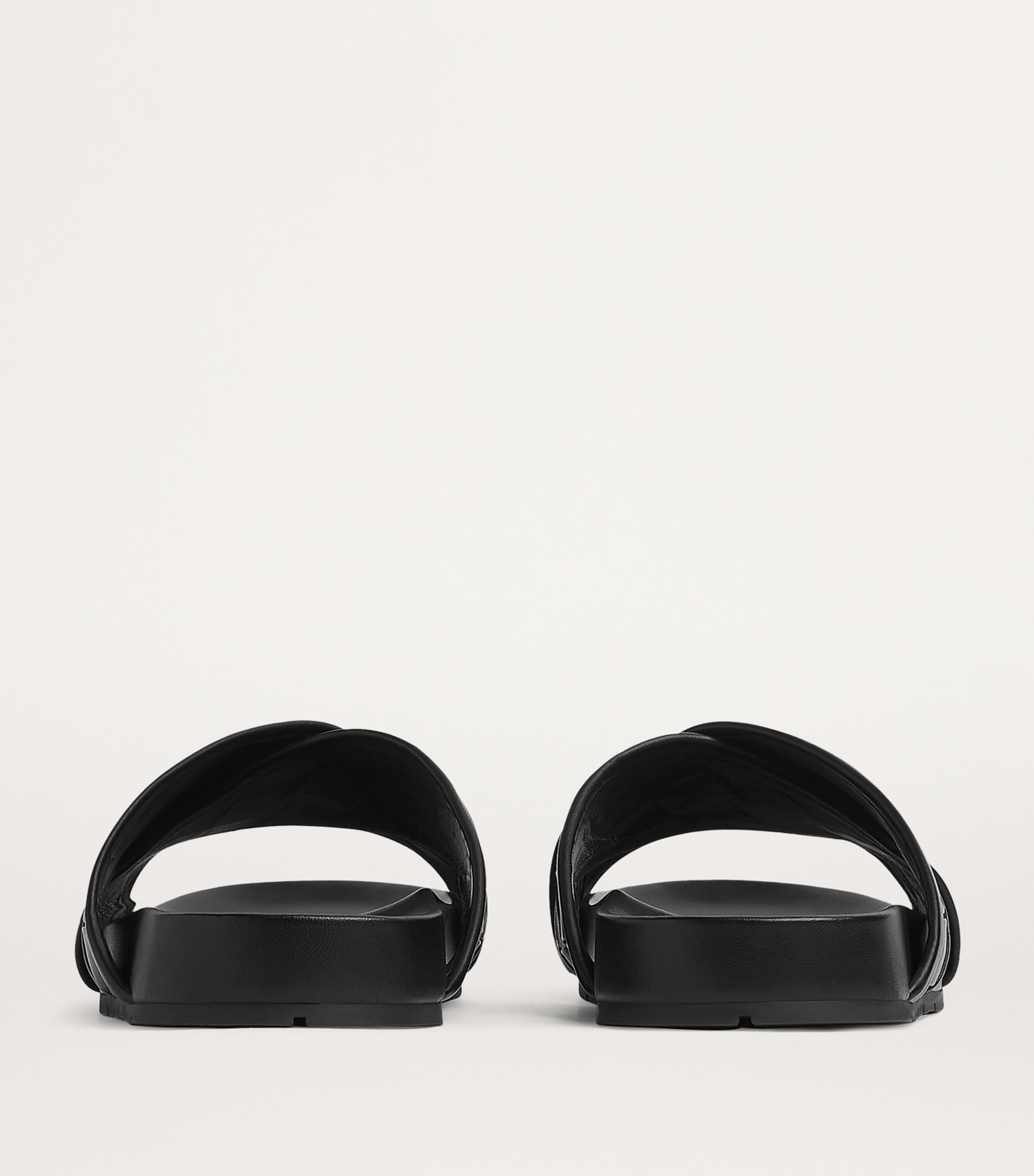 Bottega Veneta Leather Intrecciato Tarik Sandals Image 2