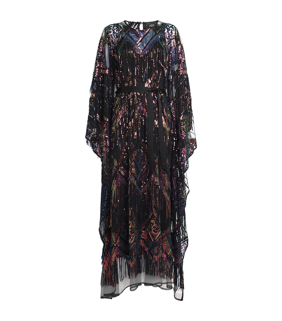 Sequin Casati Maxi Kaftan ROYAL BLUE Image 1