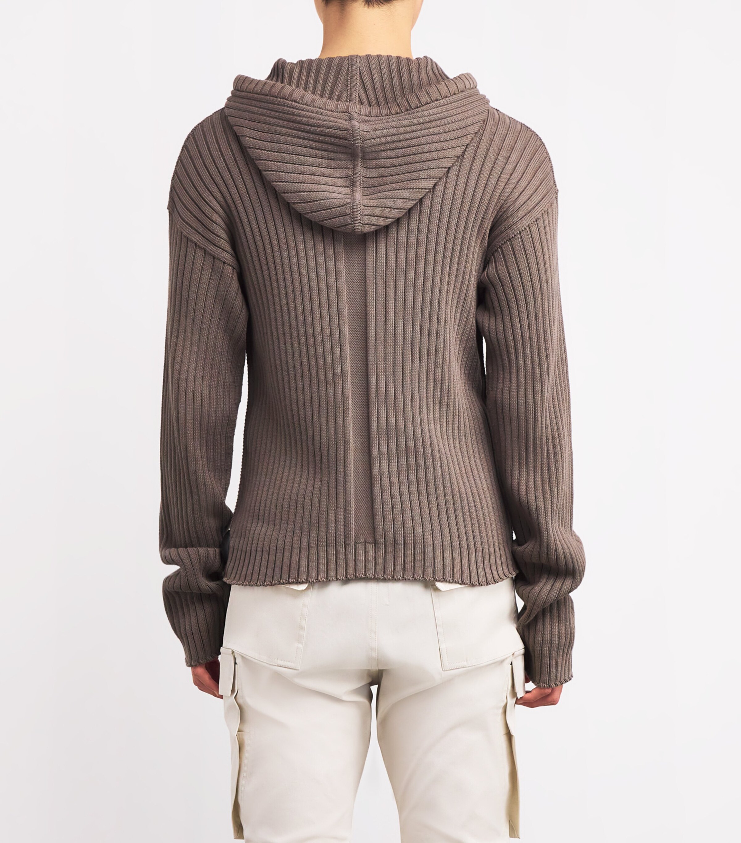 Rick Owens Ribbed Zip-Up Hoodie | Harrods US