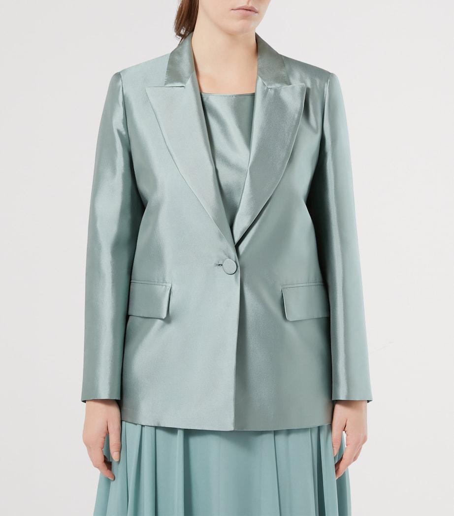 Silk-Blend Baruffa Blazer JADE Image 2