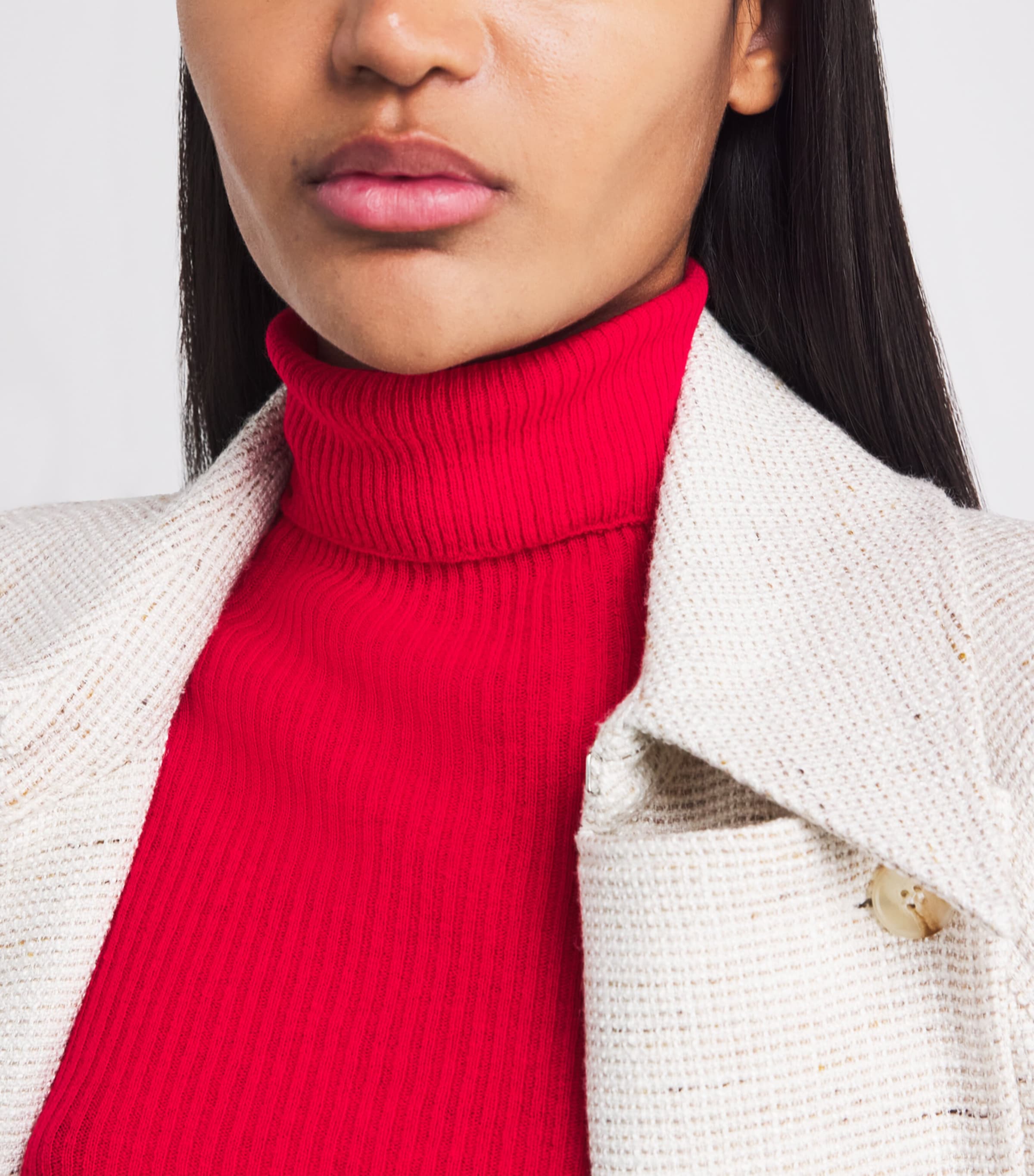 Wool-Silk-Cashmere Rollneck Sweater 3045 LACCA Image 6