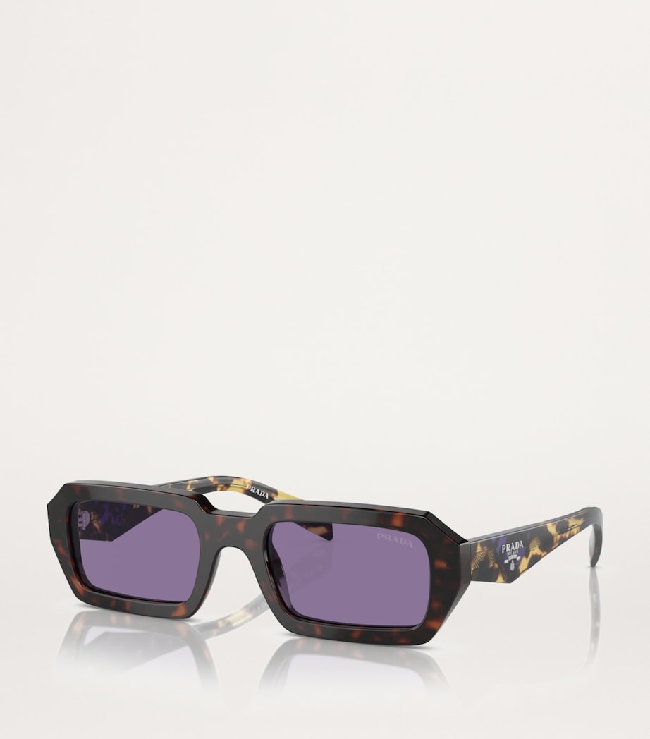 Prada Acetate Rectangular Sunglasses Image 2