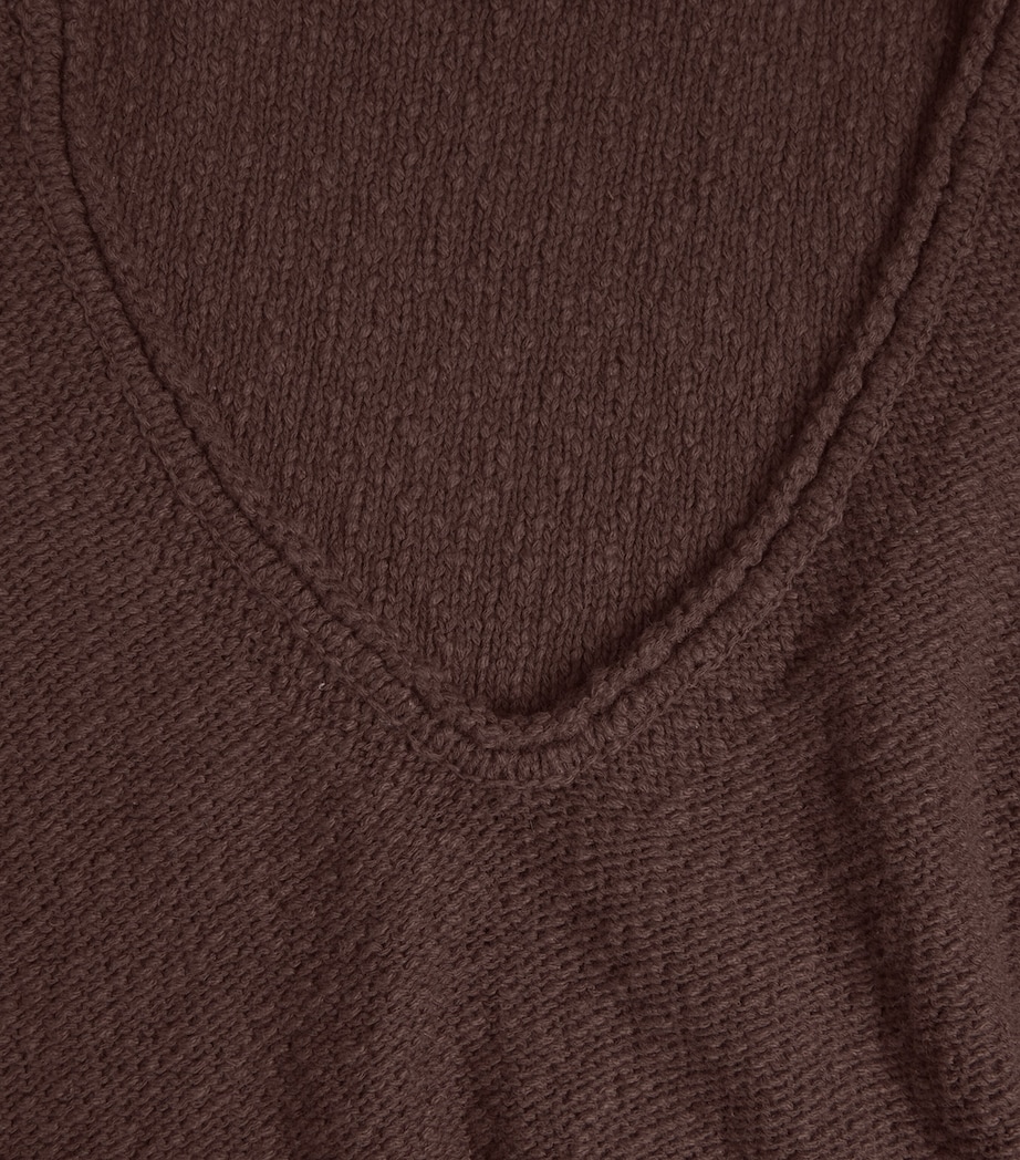 Cotton-Linen Bouclé Tank Top SUMMER CHOCOLATE Image 5