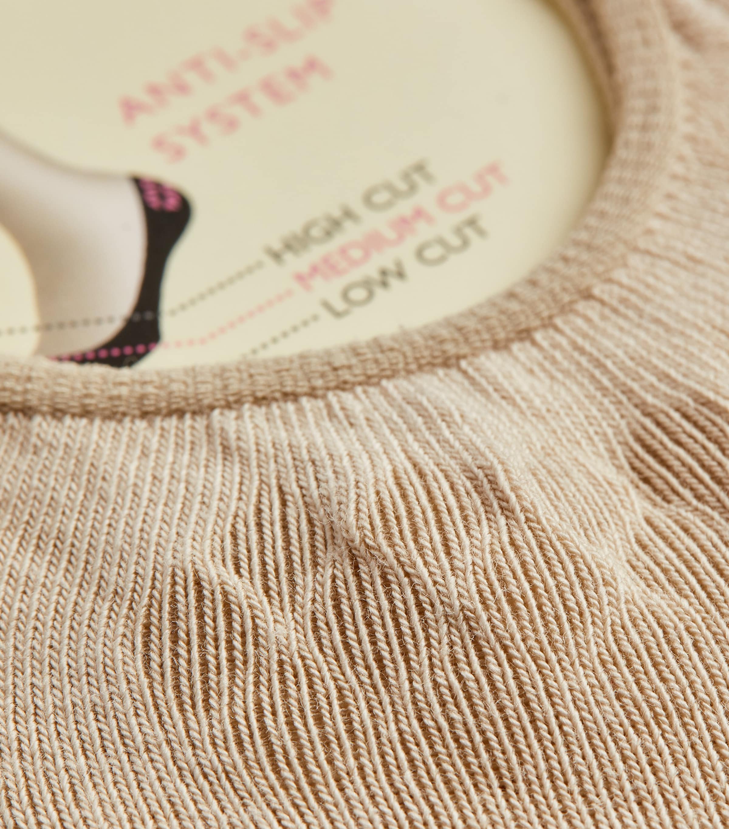 No Show Socks 4019 CREAM Image 2