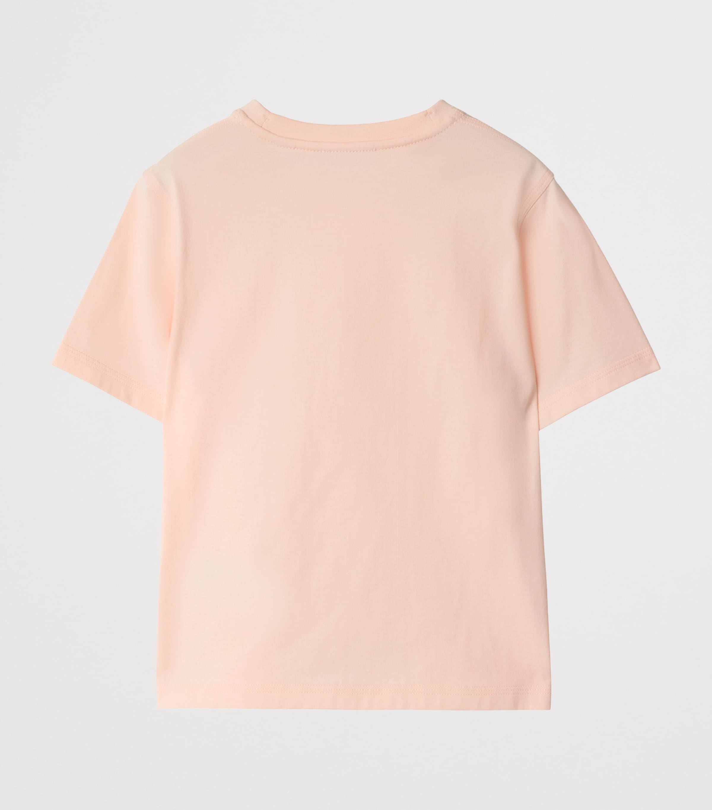 Burberry Kids Cotton Umbrella Logo T-Shirt (3-12 Years) Shell Pink Image 2