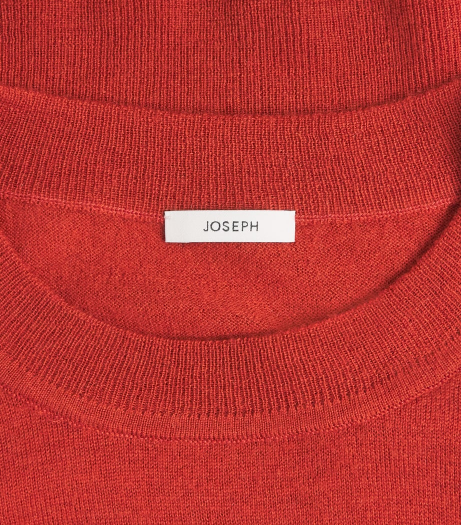 Joseph Womens Cashmere Cashair T-Shirt Spice Image 6