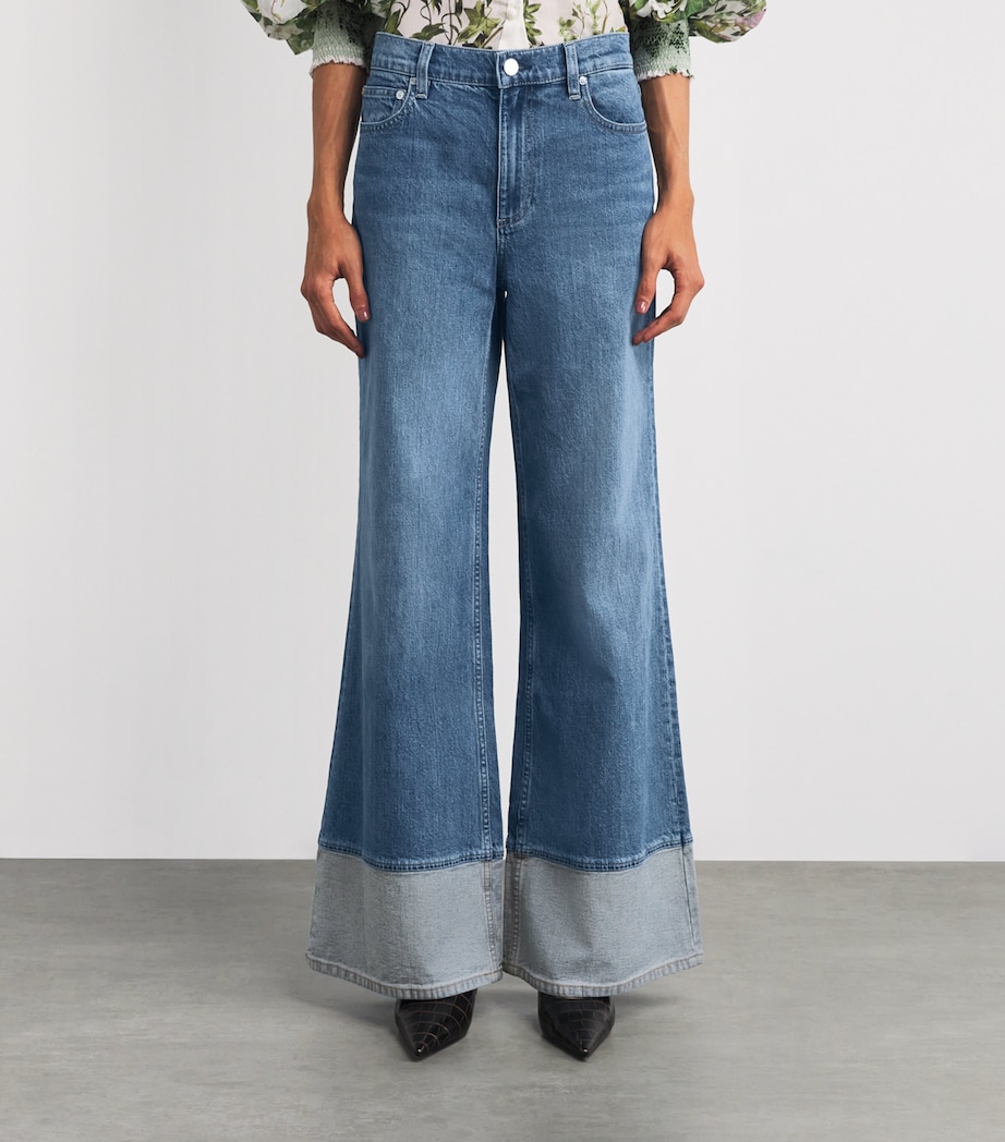 Wilson High-Rise Wide-Leg Jeans AMI BLUE L496 Image 3