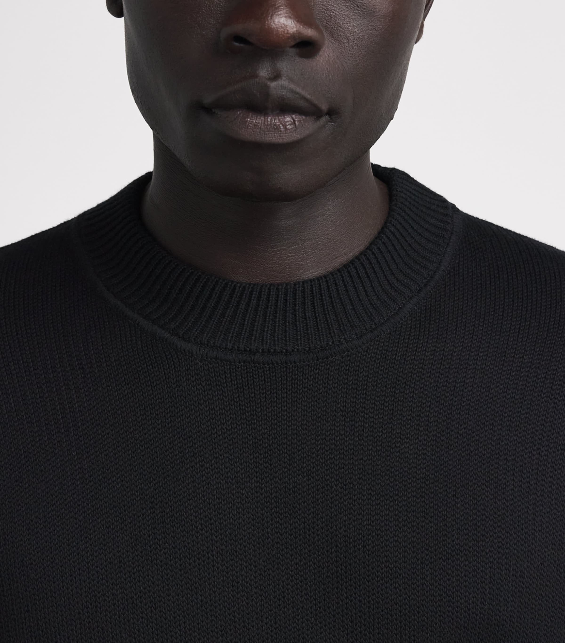 Stone Island Mens Cotton-Cashmere Ghost Sweater Image 3