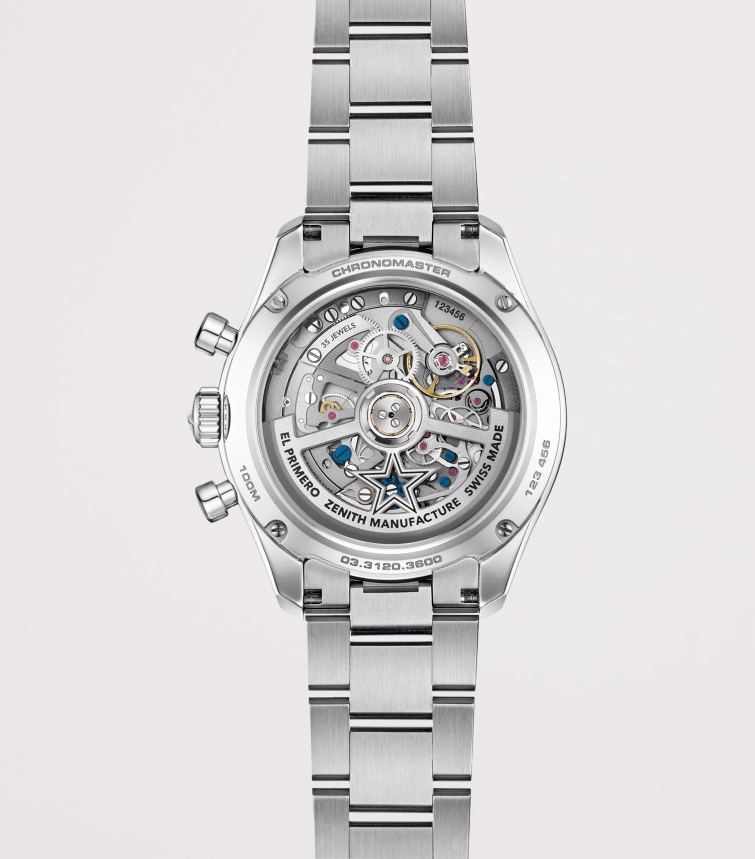 Stainless Steel Chronomaster Sport Watch 41mm SILVER Image 2