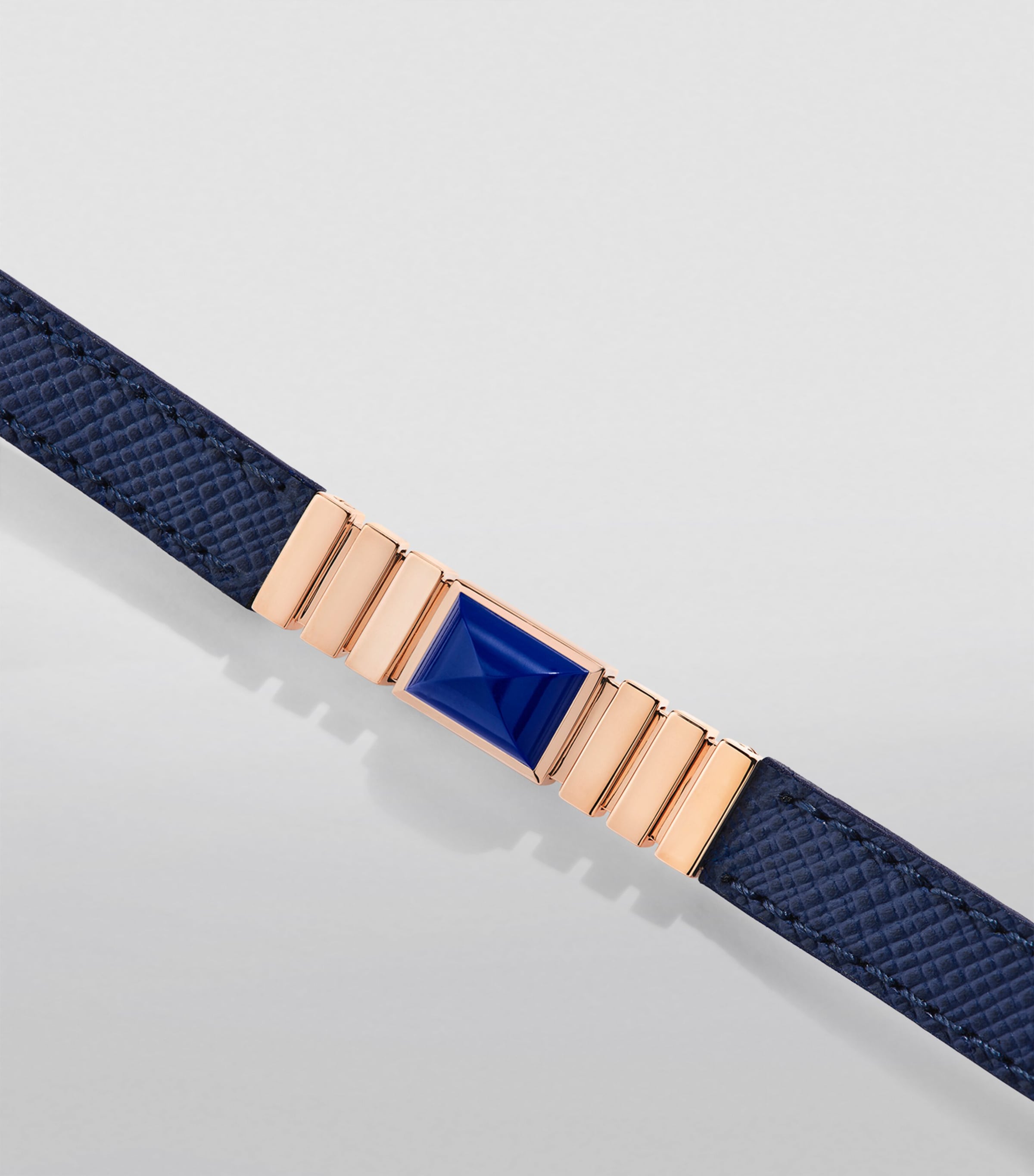 Rose Gold and Saffiano Leather UNII Bracelet ROSE GOLD Image 4