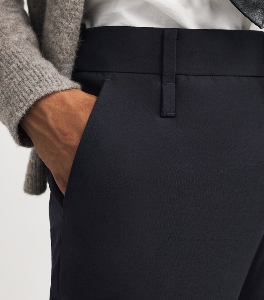 Cuffed Trousers NAVY Image 6