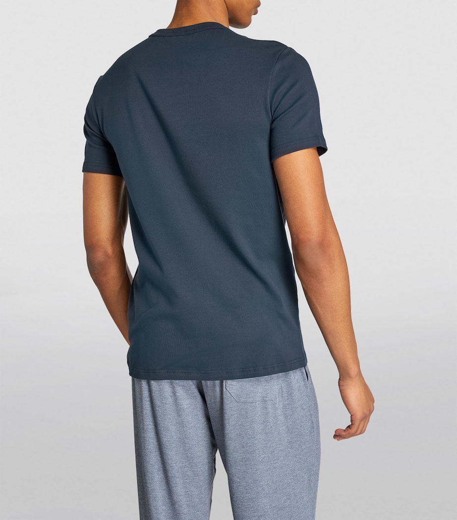 Crew-Neck T-Shirt 412 NAVY Image 4