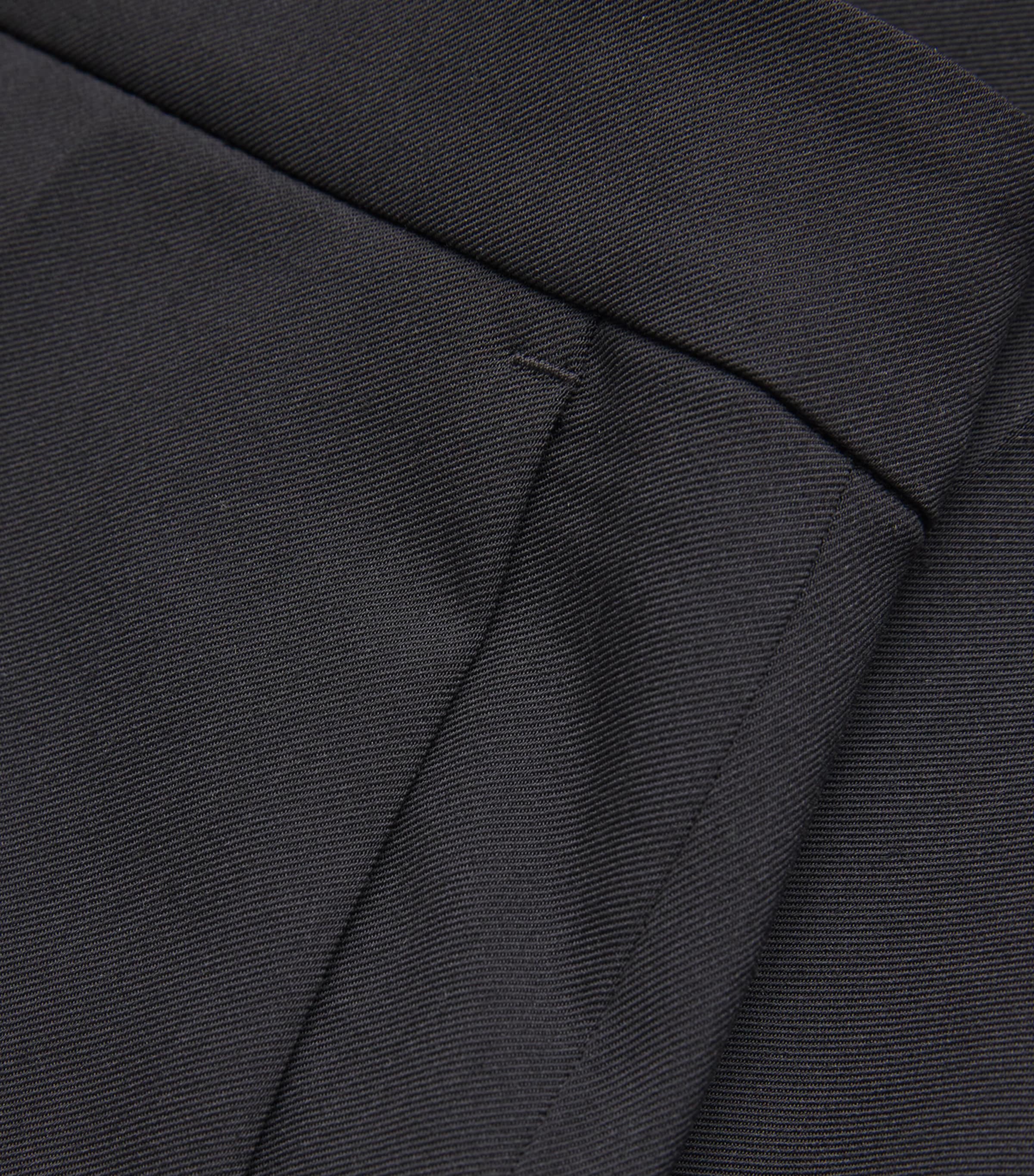 Gabardine Slim Trousers BLACK Image 5
