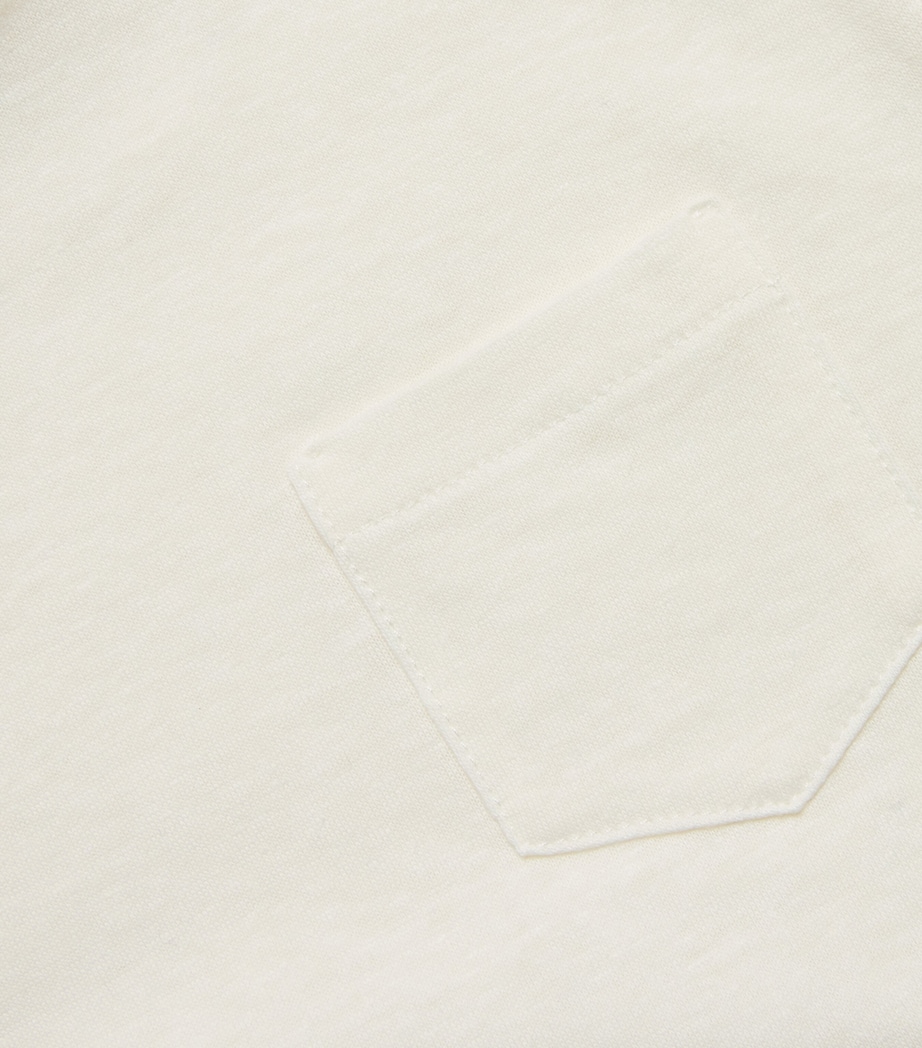 Cotton-Linen Pocket T-Shirt (2-12 Years) 100 MILK Image 3