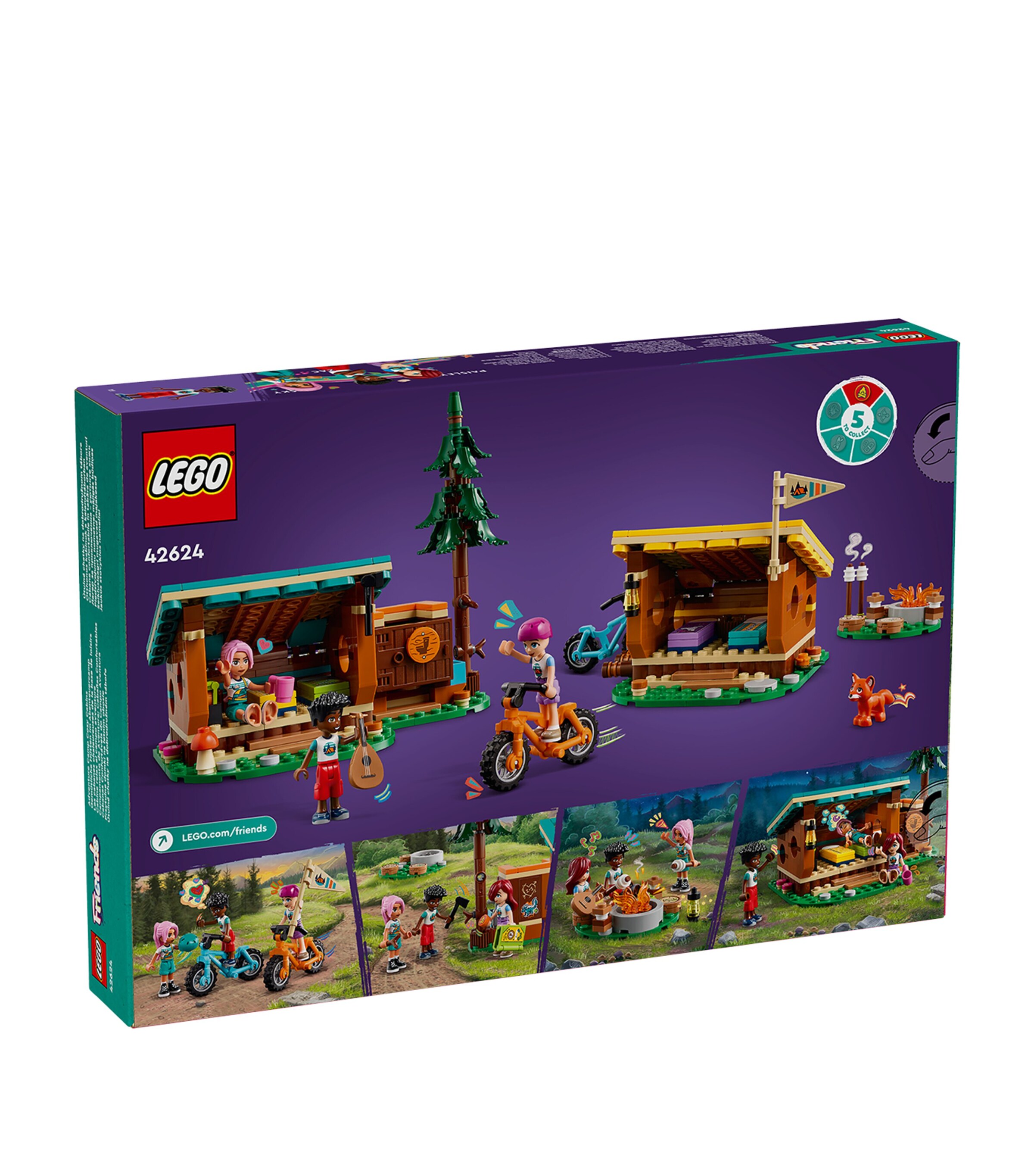 Lego Friends Adventure Camp Cosy Cabins 42624 Image 7
