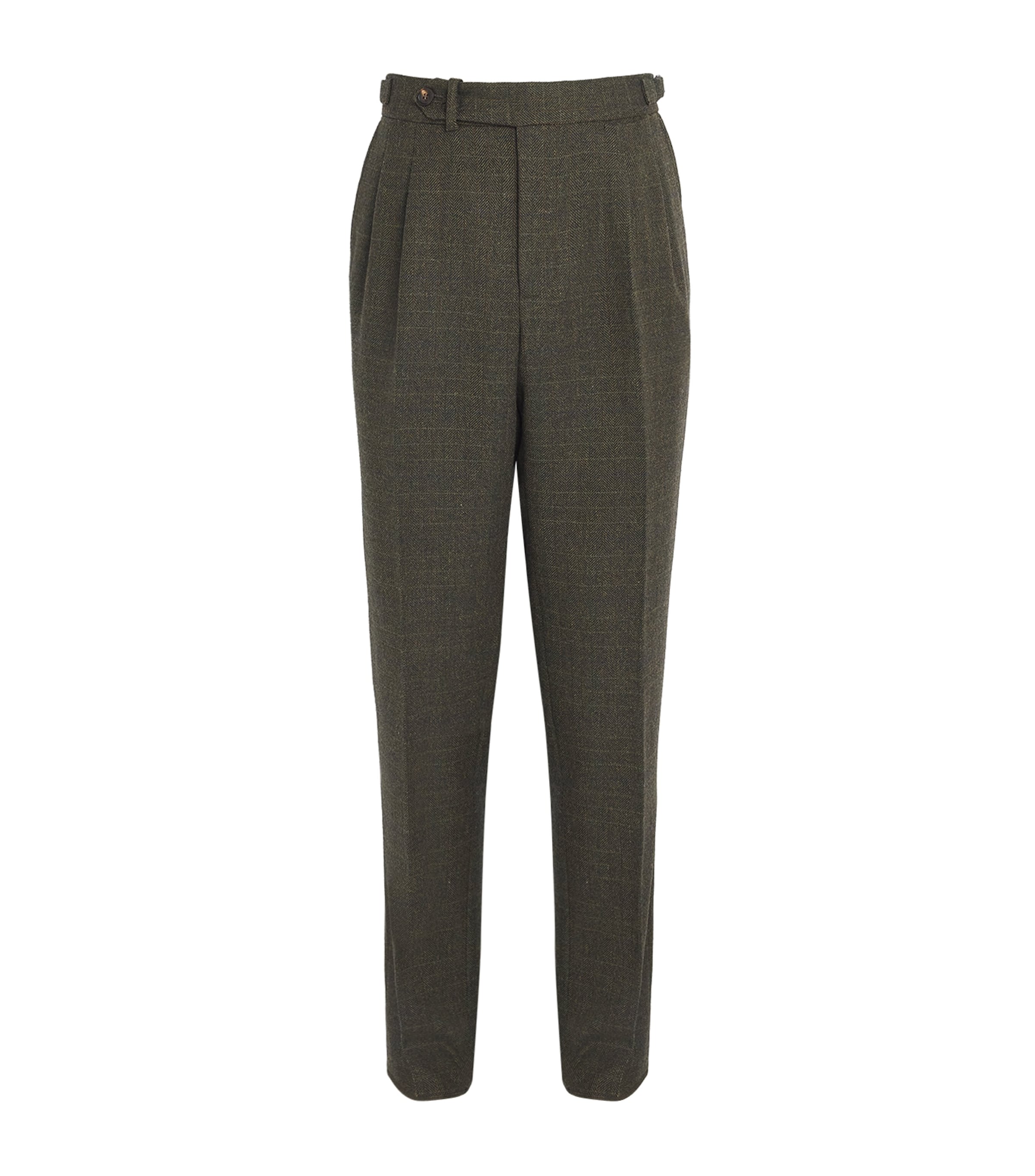 Purdey Wool-blend Technical Tweed Sporting Trousers In Brown