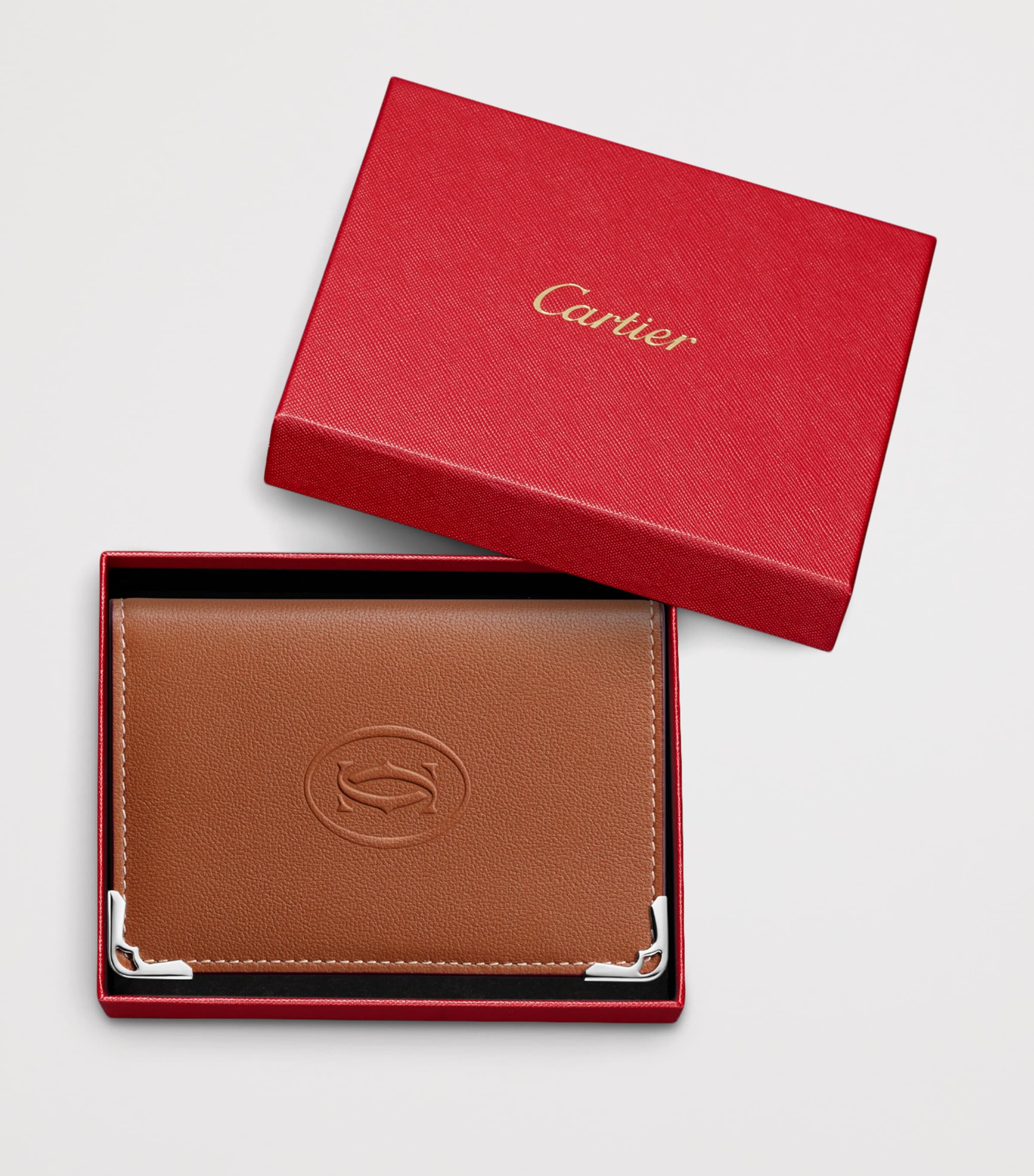 Cartier Leather Must de Cartier Card Holder Caramel Image 4