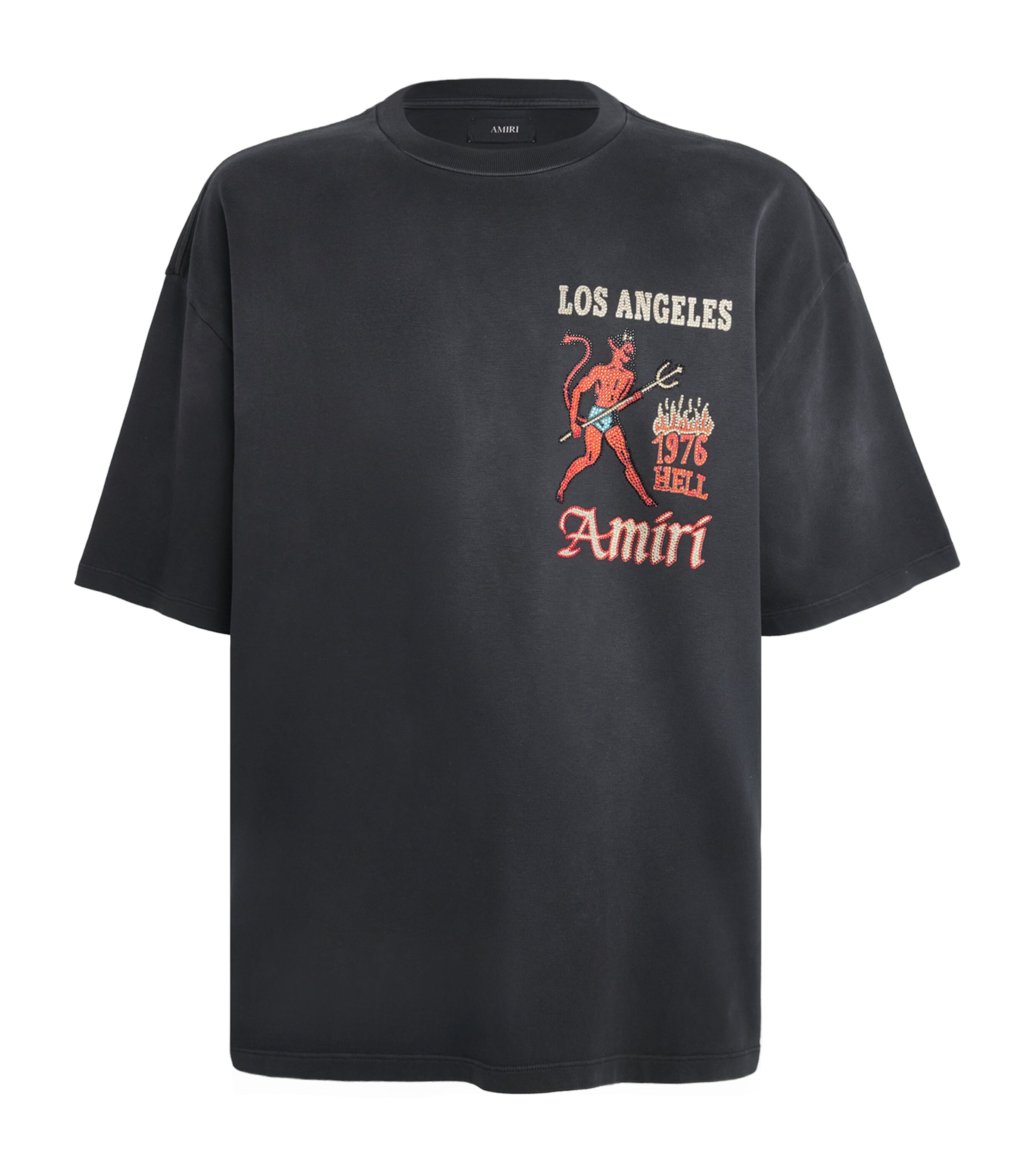 AMIRI Cotton Crystal Sinners T-Shirt | Harrods US