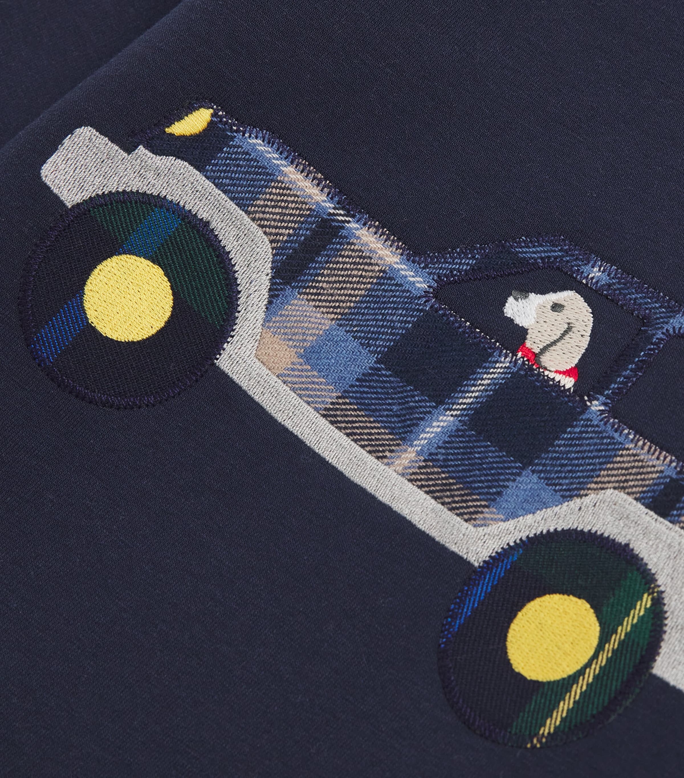 Per Te Mens Car Sweater (3-24 Months) Blu Image 3