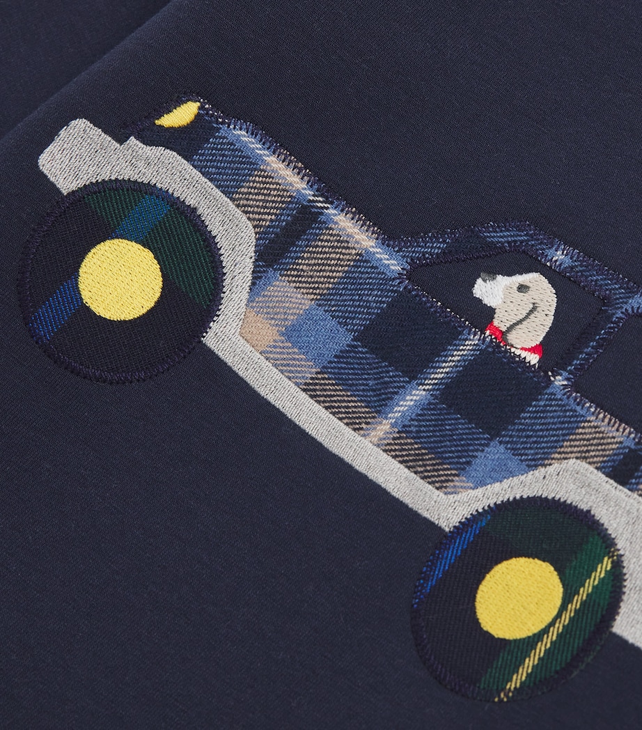 Per Te Mens Car Sweater (3-24 Months) Blu Image 3