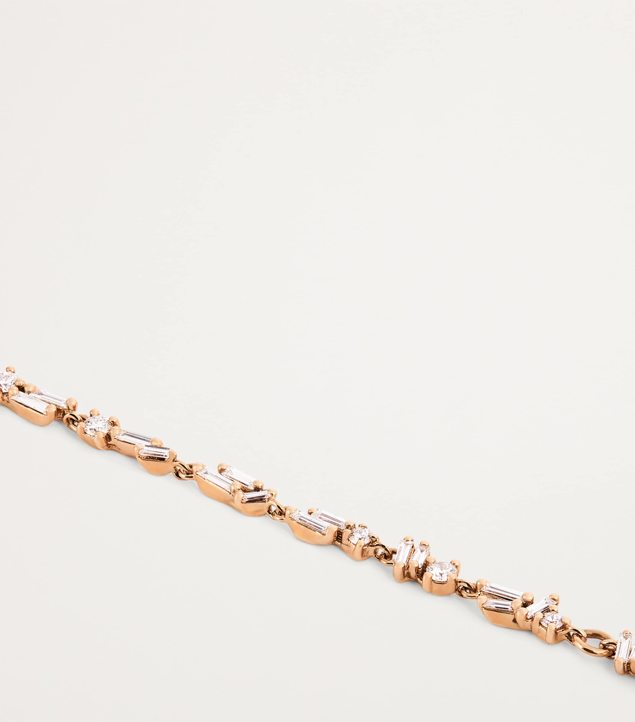 Rose Gold and Diamond Sparkler Bracelet 18K RG/WD Image 3