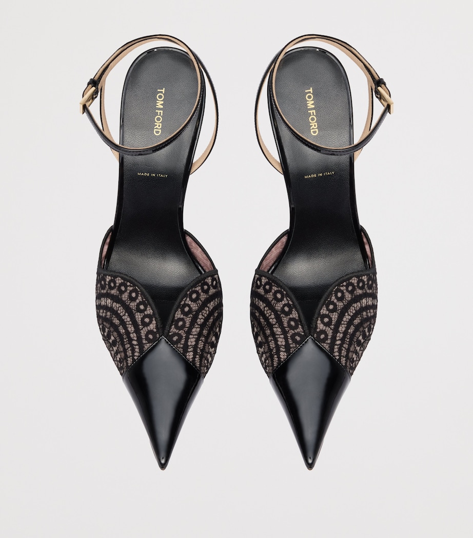 TOM FORD Lace-Detail Pumps 105 Naa Image 4