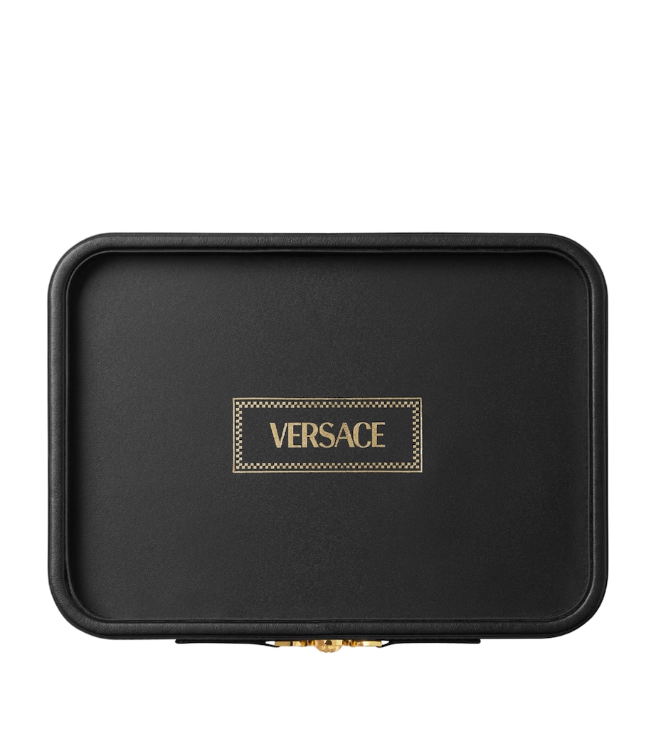 Versace Calfskin Medusa '95 Tray Black Image 1