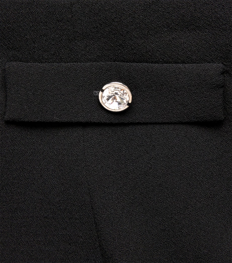 Virgin Wool Midi Dress 0900 BLACK Image 5