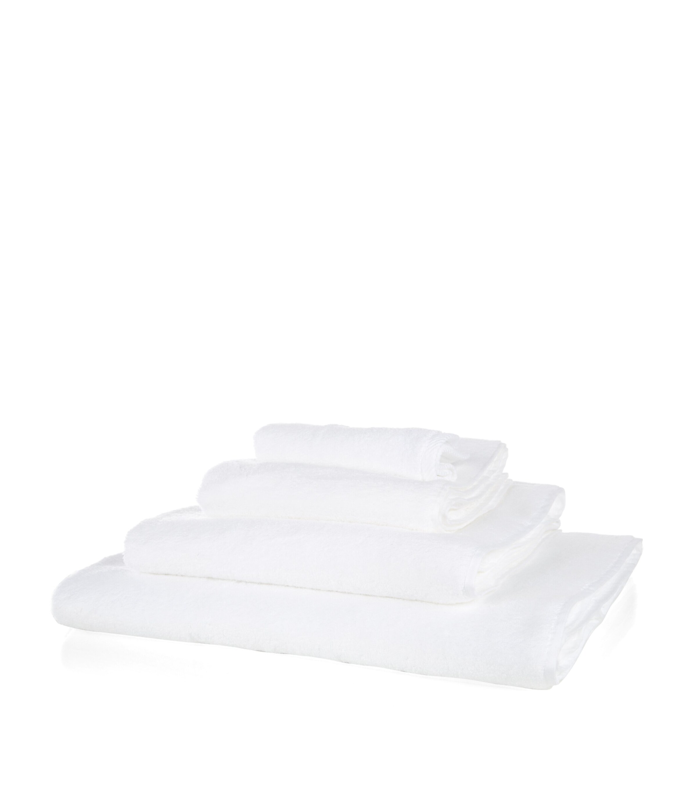 Hamam Glam Bath Sheet (100cm x 150cm) White Image 2
