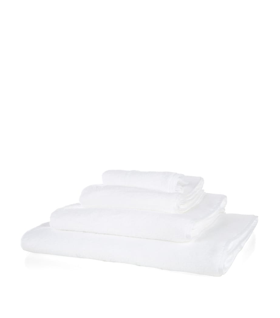 Glam Bath Sheet (100cm x 150cm) WHITE Image 2