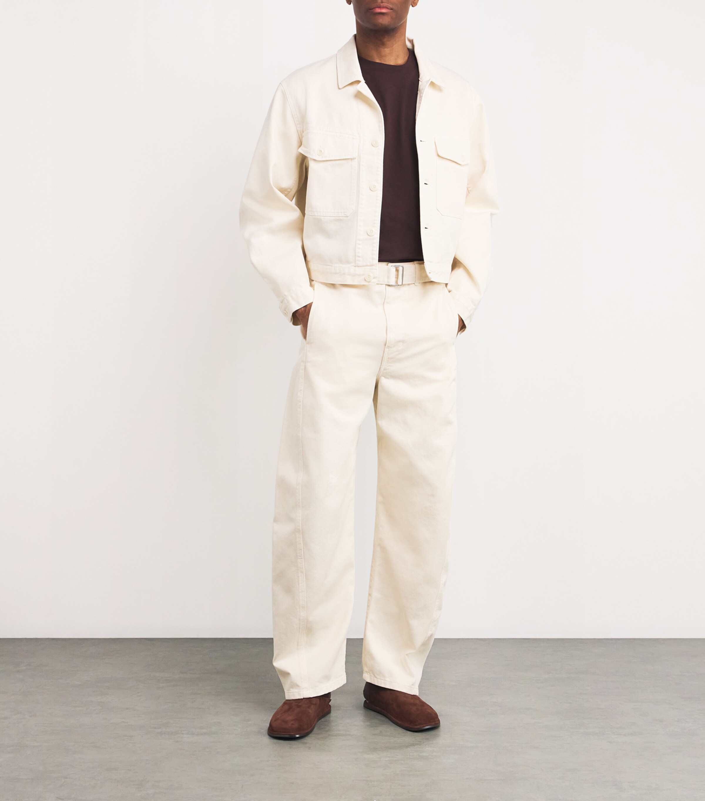 Suede Mules DARK BROWN Image 5