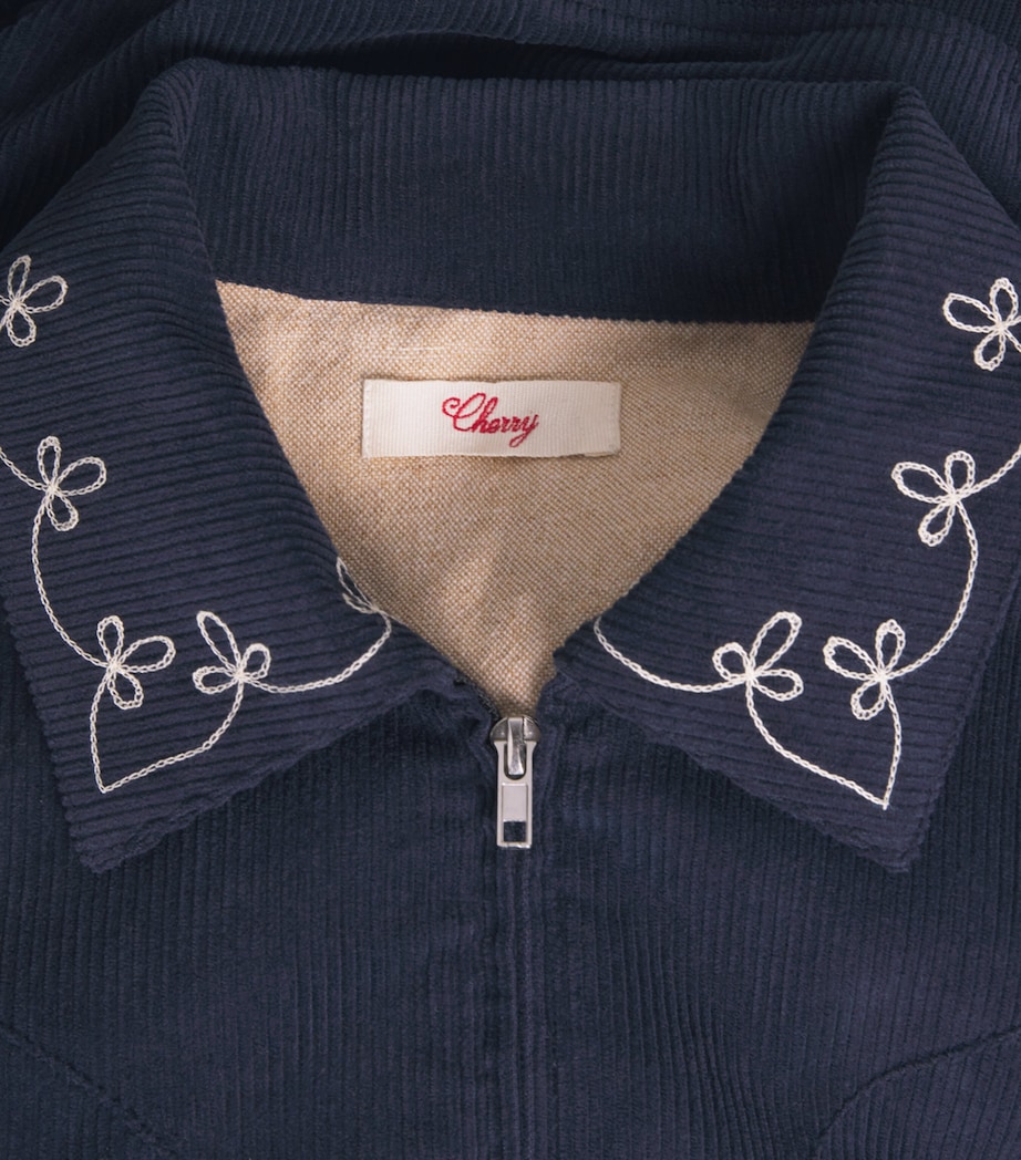 Cotton Corduroy Charro Jacket NAVY Image 5