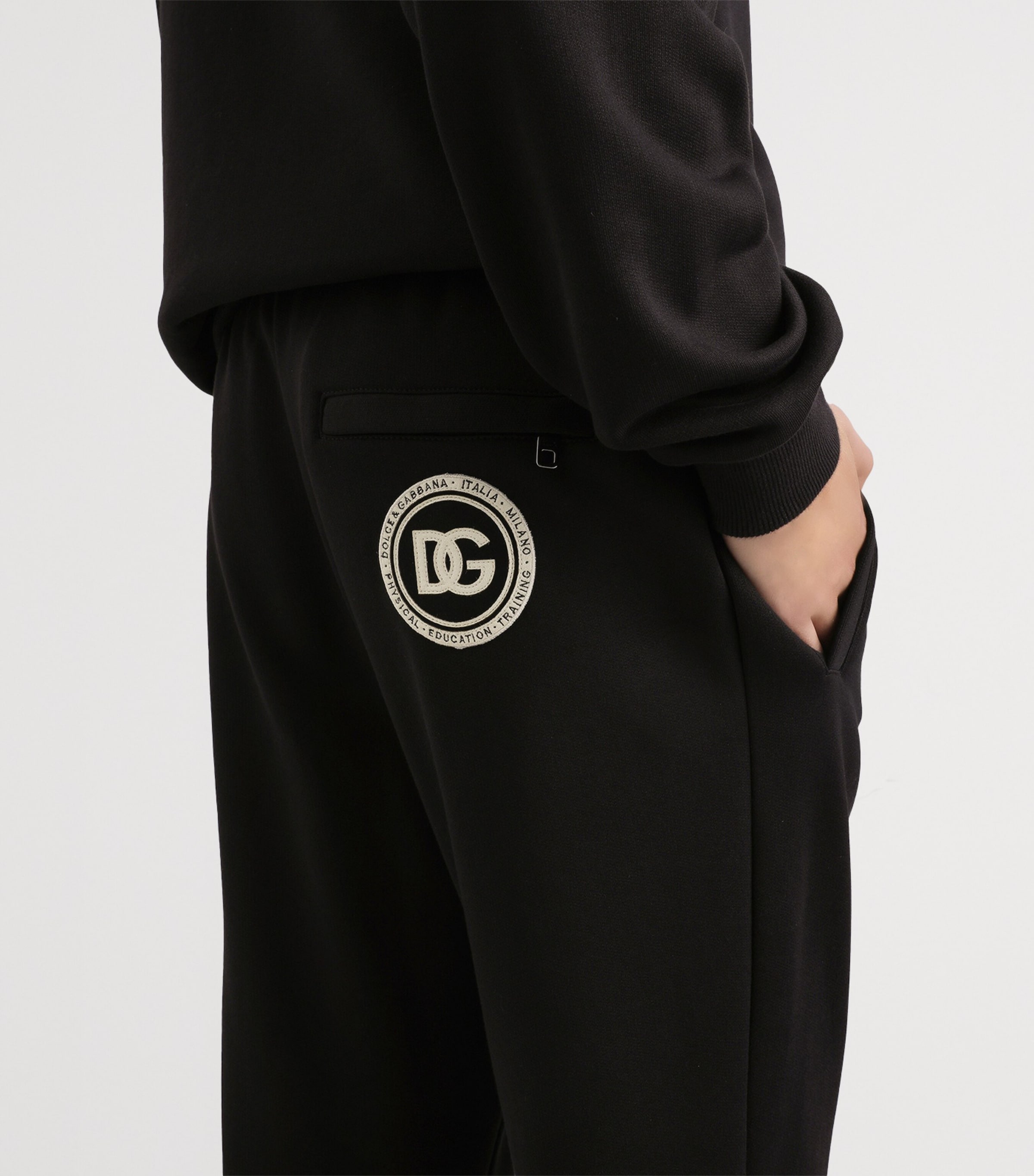 Cotton Logo Sweatpants N0000-BLACK Image 5