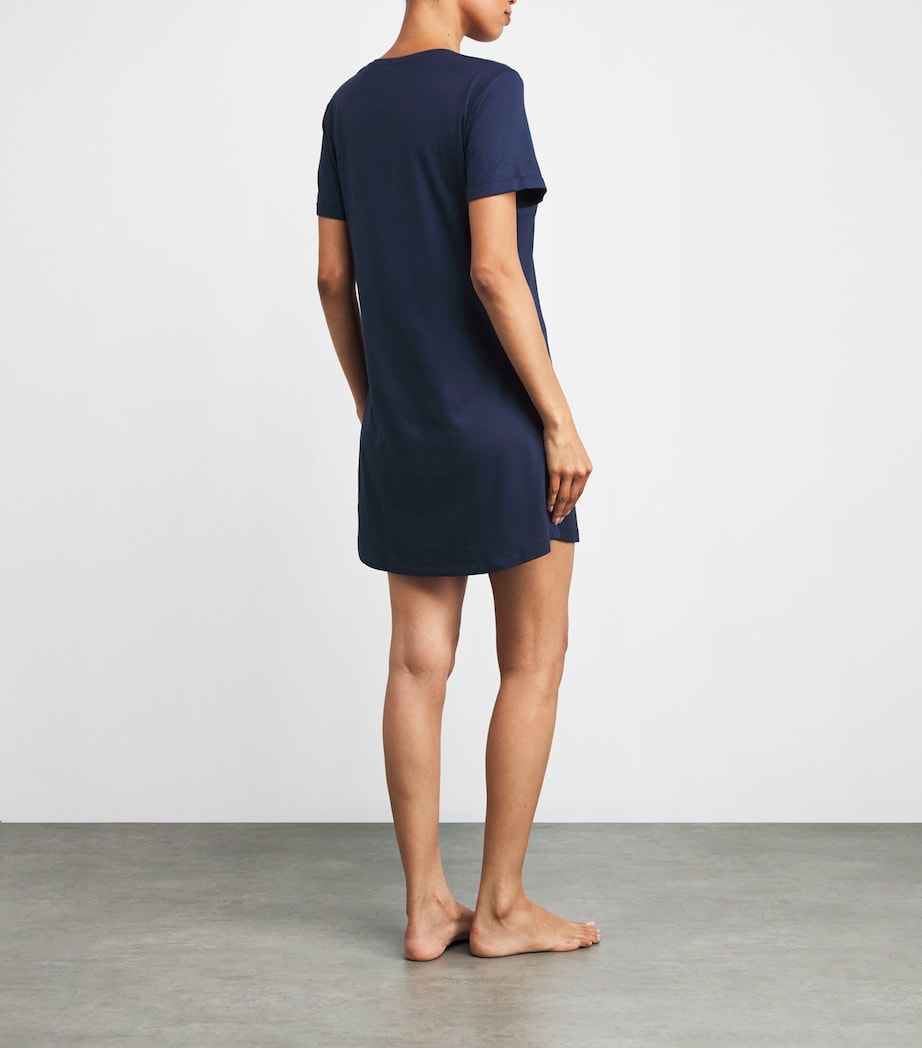 V-Neck Micro Nightdress NAVY Image 3