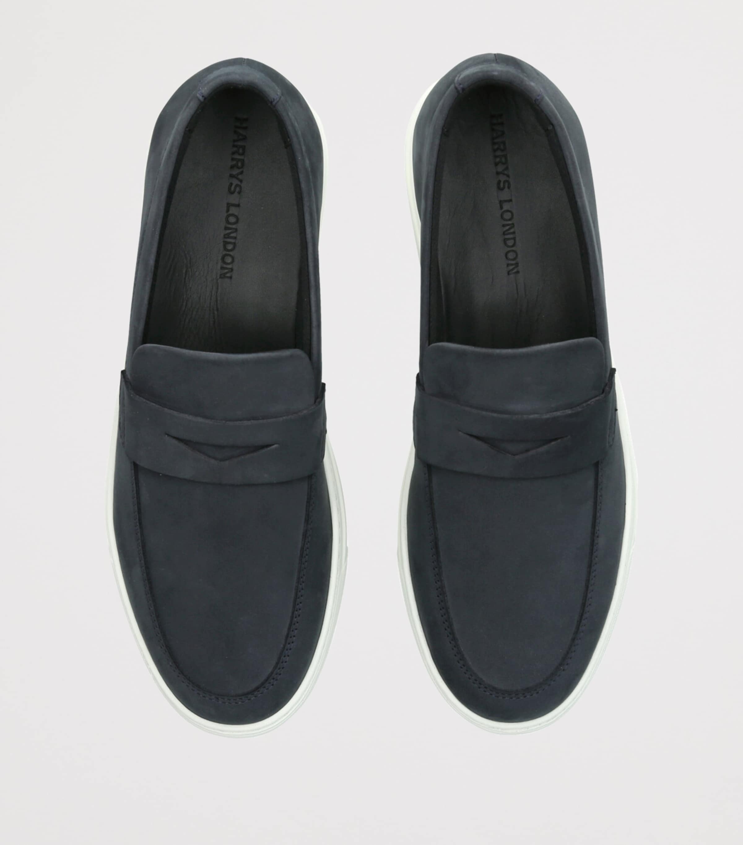 Suede Fitz Loafers NAVY Image 4