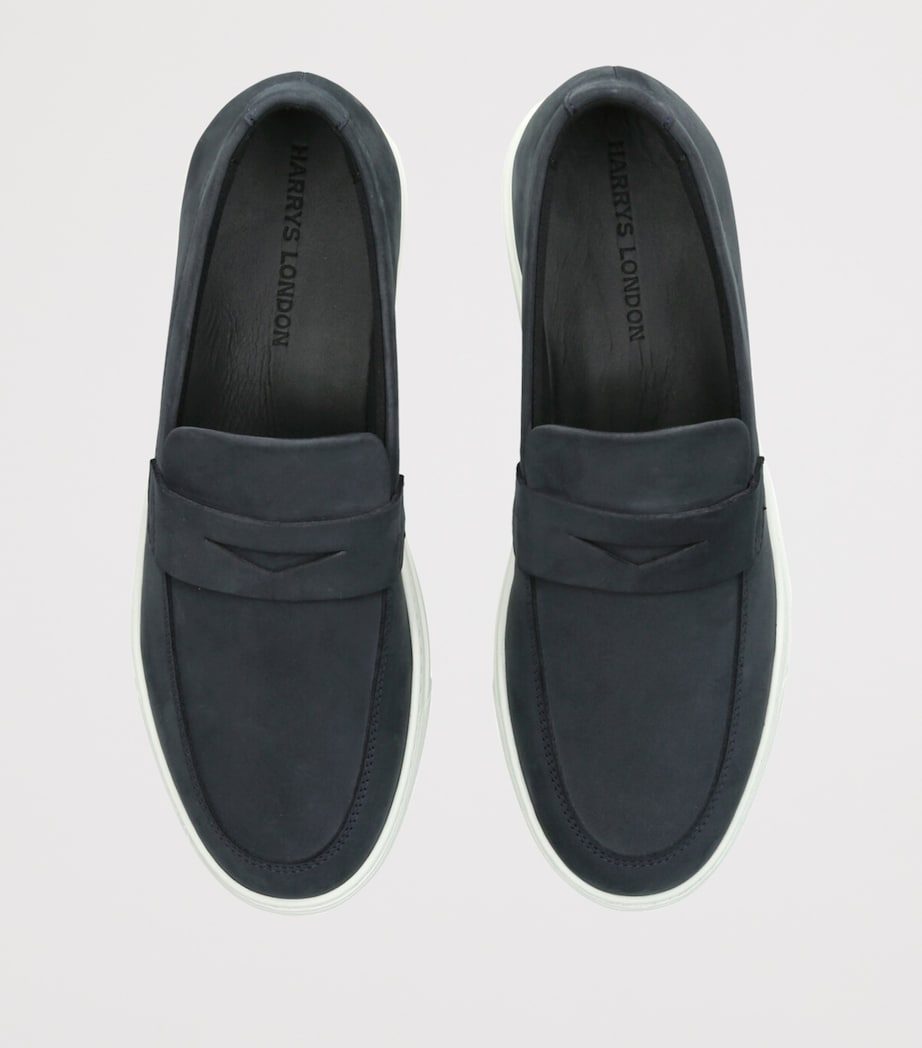 Suede Fitz Loafers NAVY Image 4