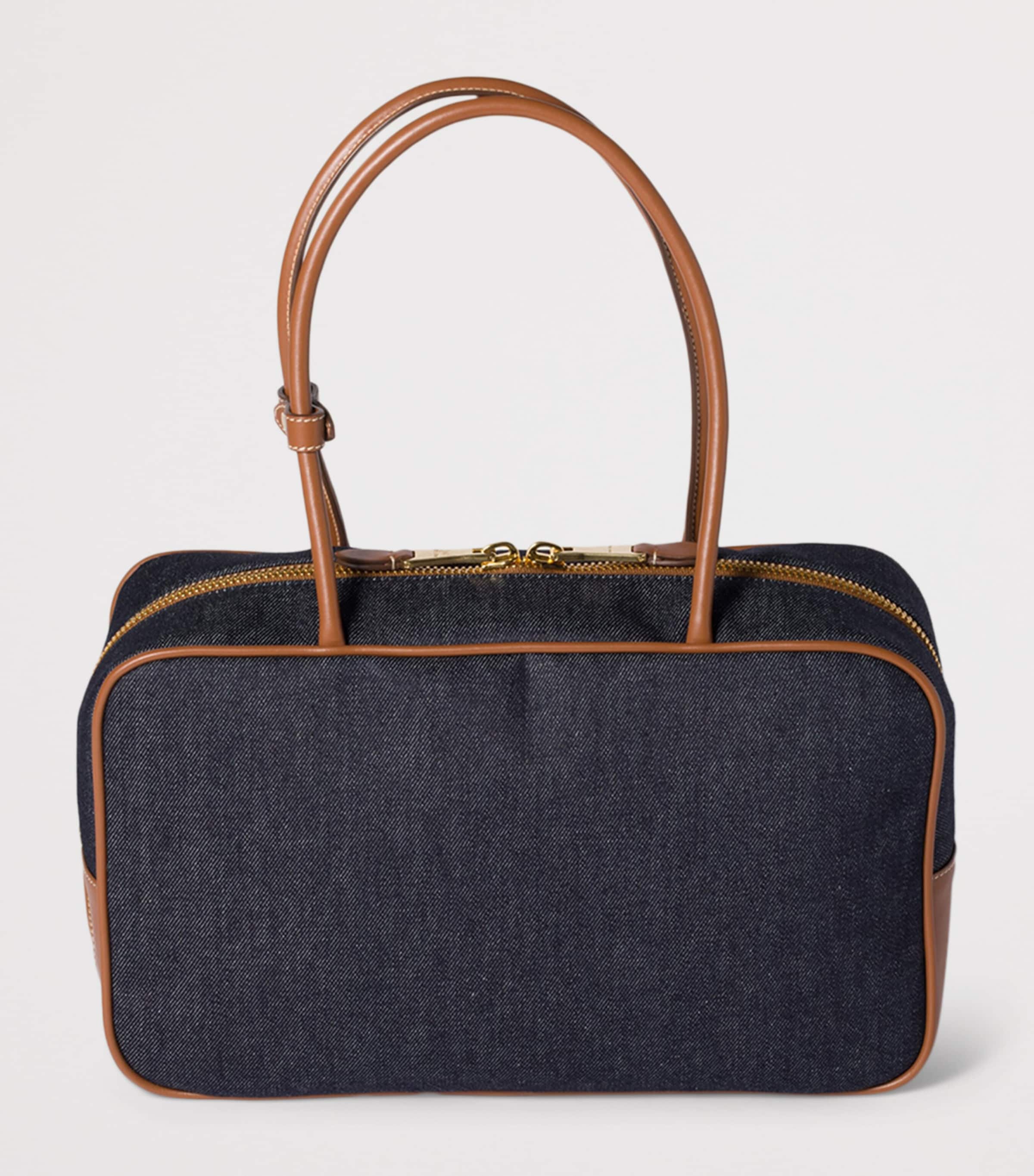 Denim Beau Top-Handle Bag F0S30 Image 4