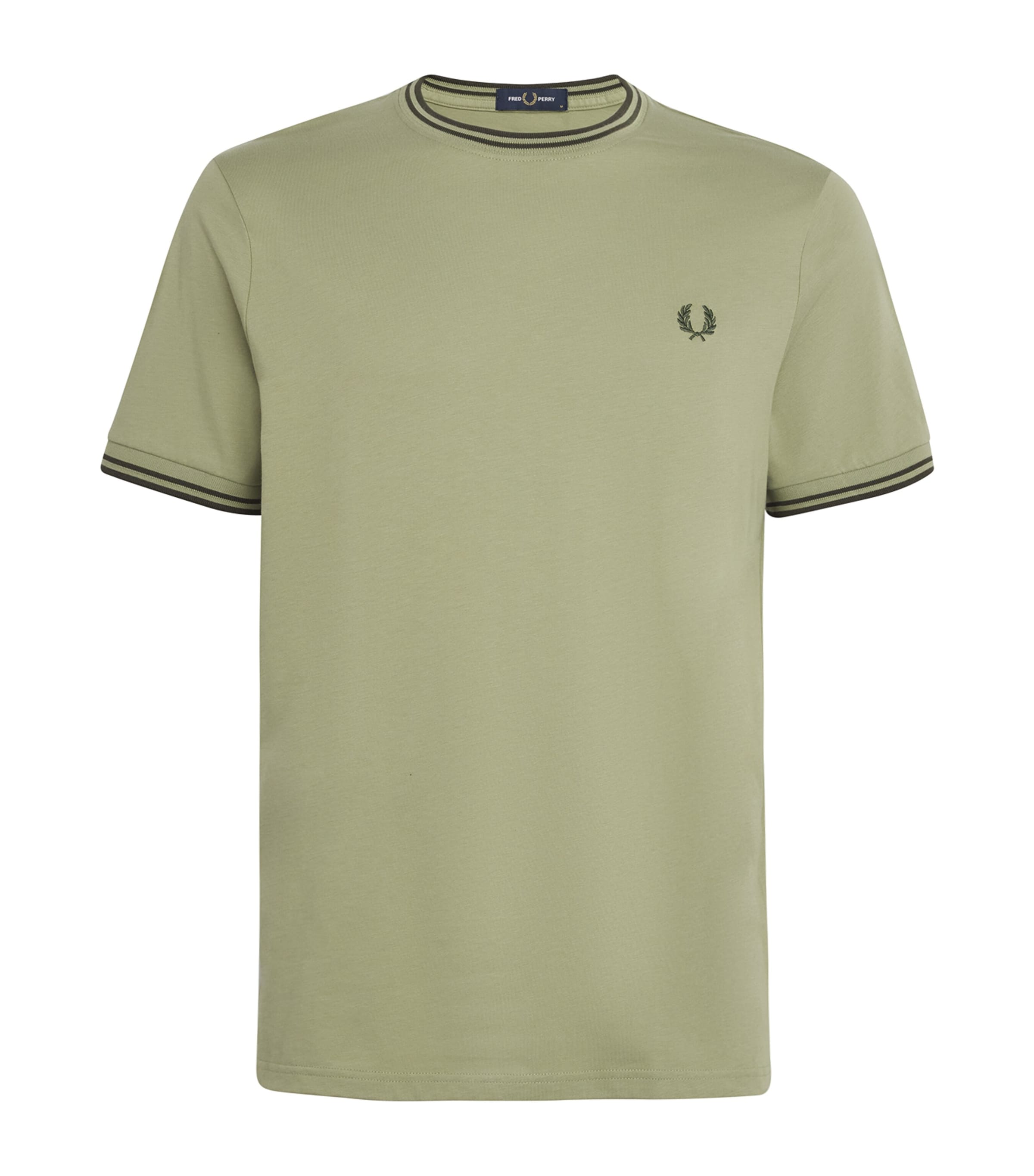 Fred Perry Twin Tipped T-shirt Olive Mint