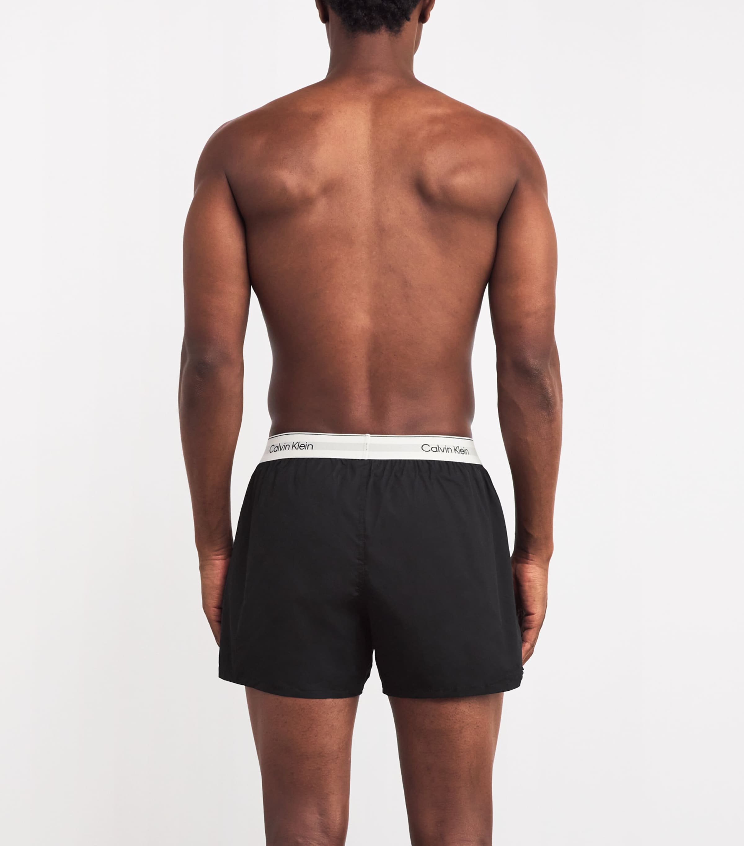 Cotton Stretch Slim Icon Boxers (Pack of 3) UB1-BLACK Image 3