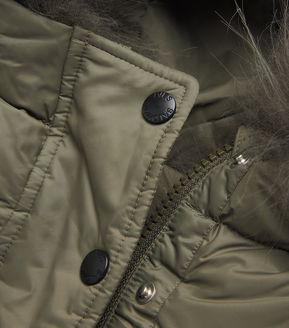 Down Fox Fur-Trim Puffer Jacket A8077 Image 5