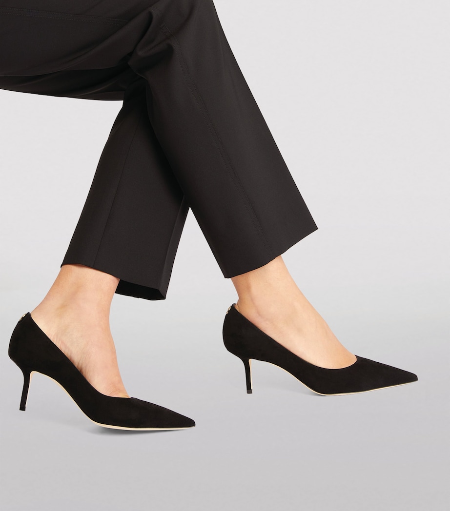 Love 65 Suede Pumps BLACK Image 2