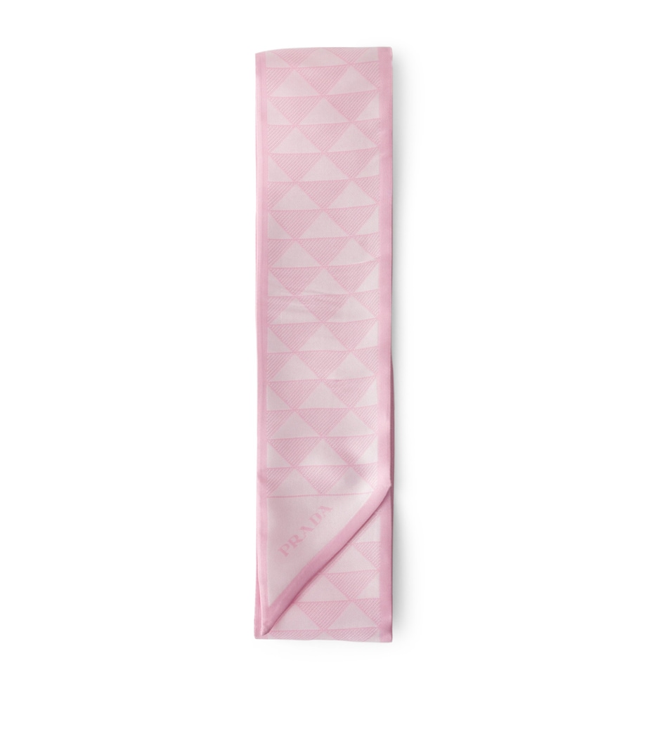 Prada Silk Symbole Jacquard Necktie Image 1