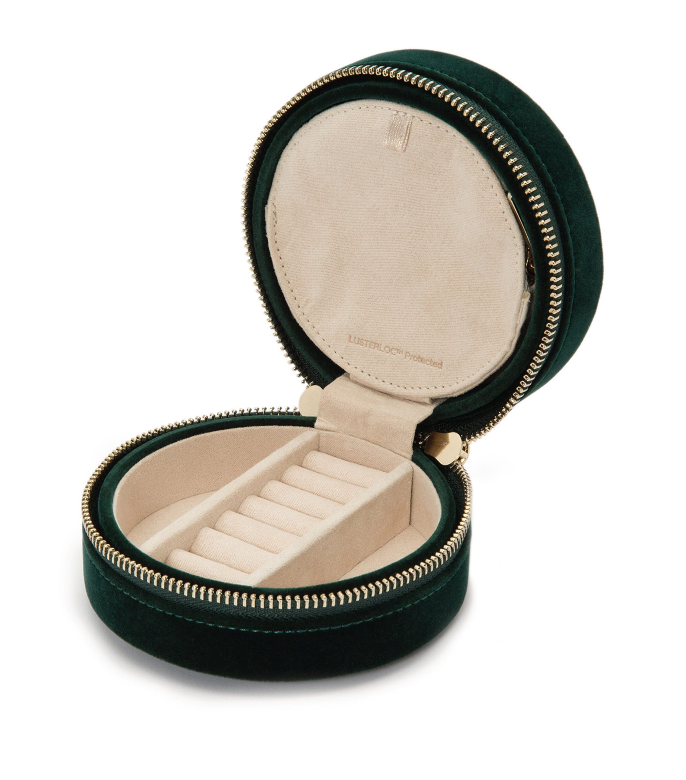 Zoe Travel Jewellery Case GREEN Image 3