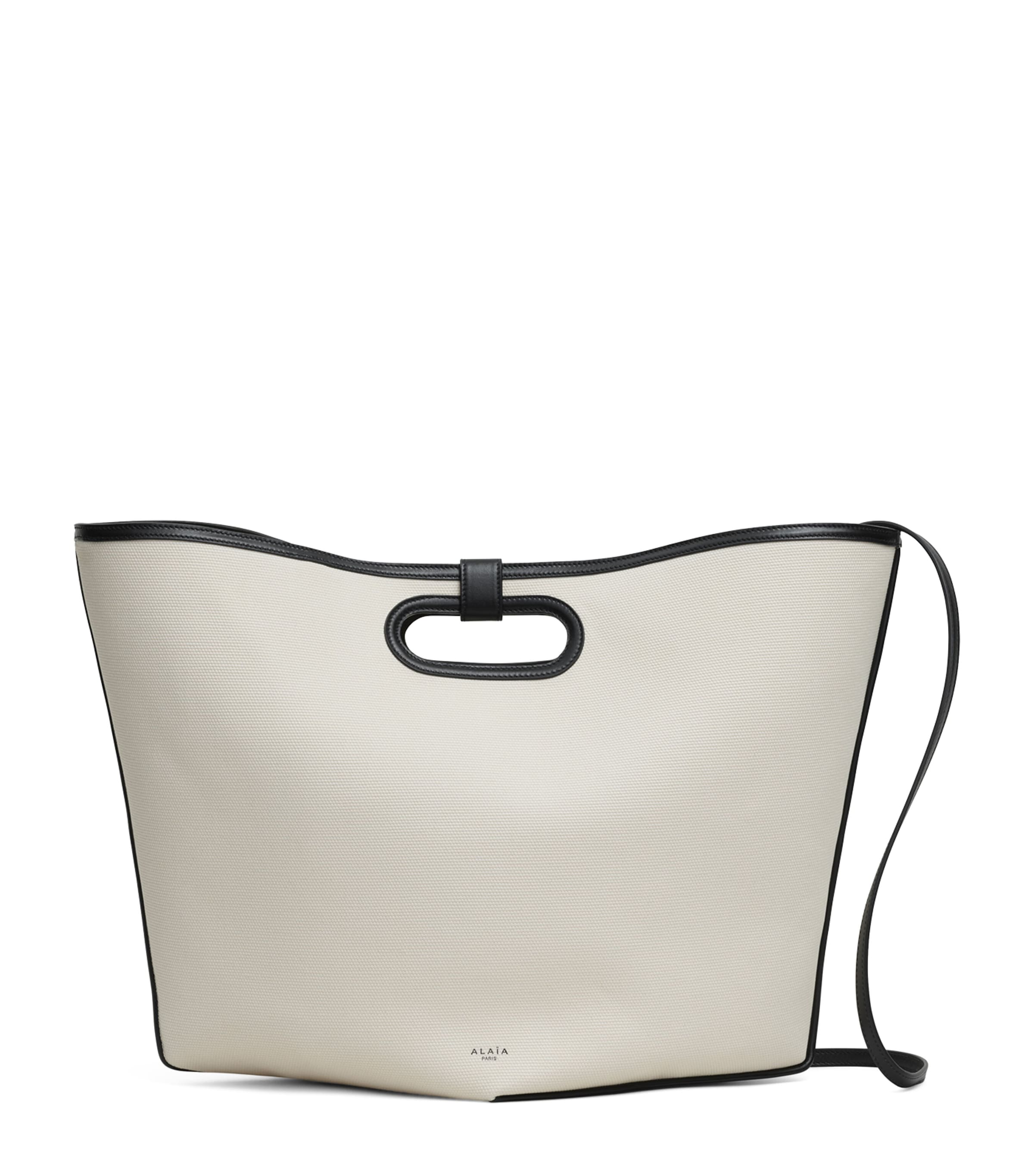 Alaïa Large Folded Tote Bag In Gray